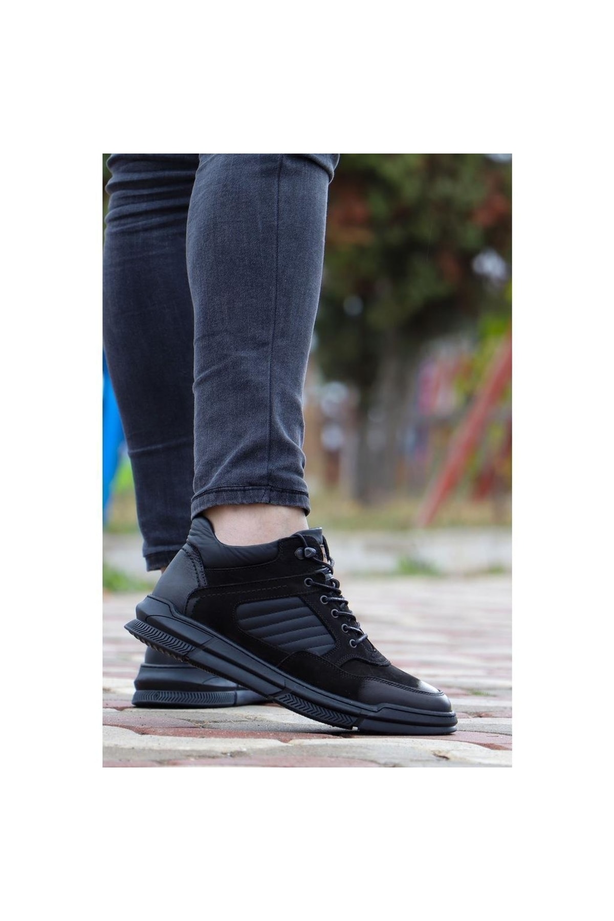 پیر کاردین چکمه مردانه چرم اصل نوبوک ۷۷۵۵۴