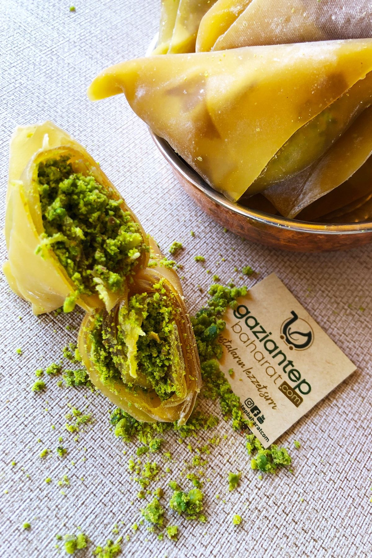 Gaziantep Baharat-Amulet Pestil 500Gr - Pistachio, Special Production with Plenty of Pistachios 5