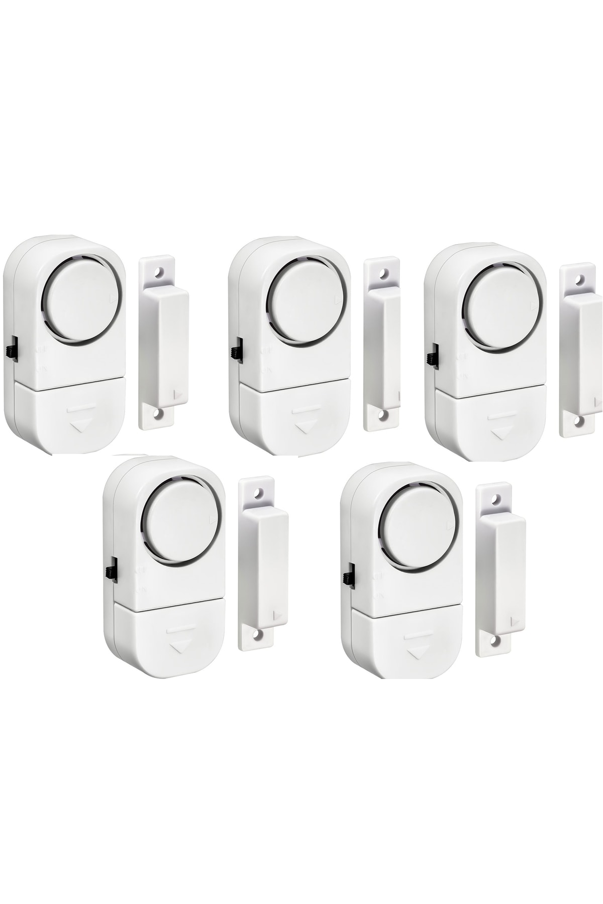 Derwell Ev Güvenlik Kablosuz Ev Pencere Kapı Hırsız Güvenlik Mini Alarm Sistemi Manyetik Sensör  5 Adet