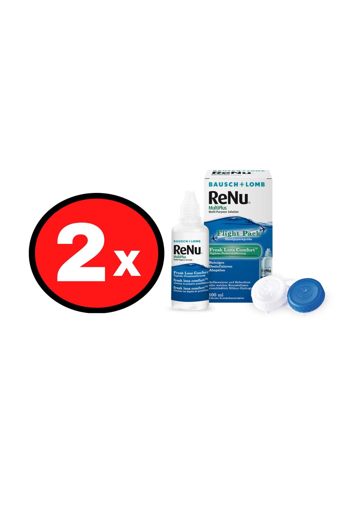 Renu Multiplus Çok Amaçlı Solu?syon 100 ml 2 Adet