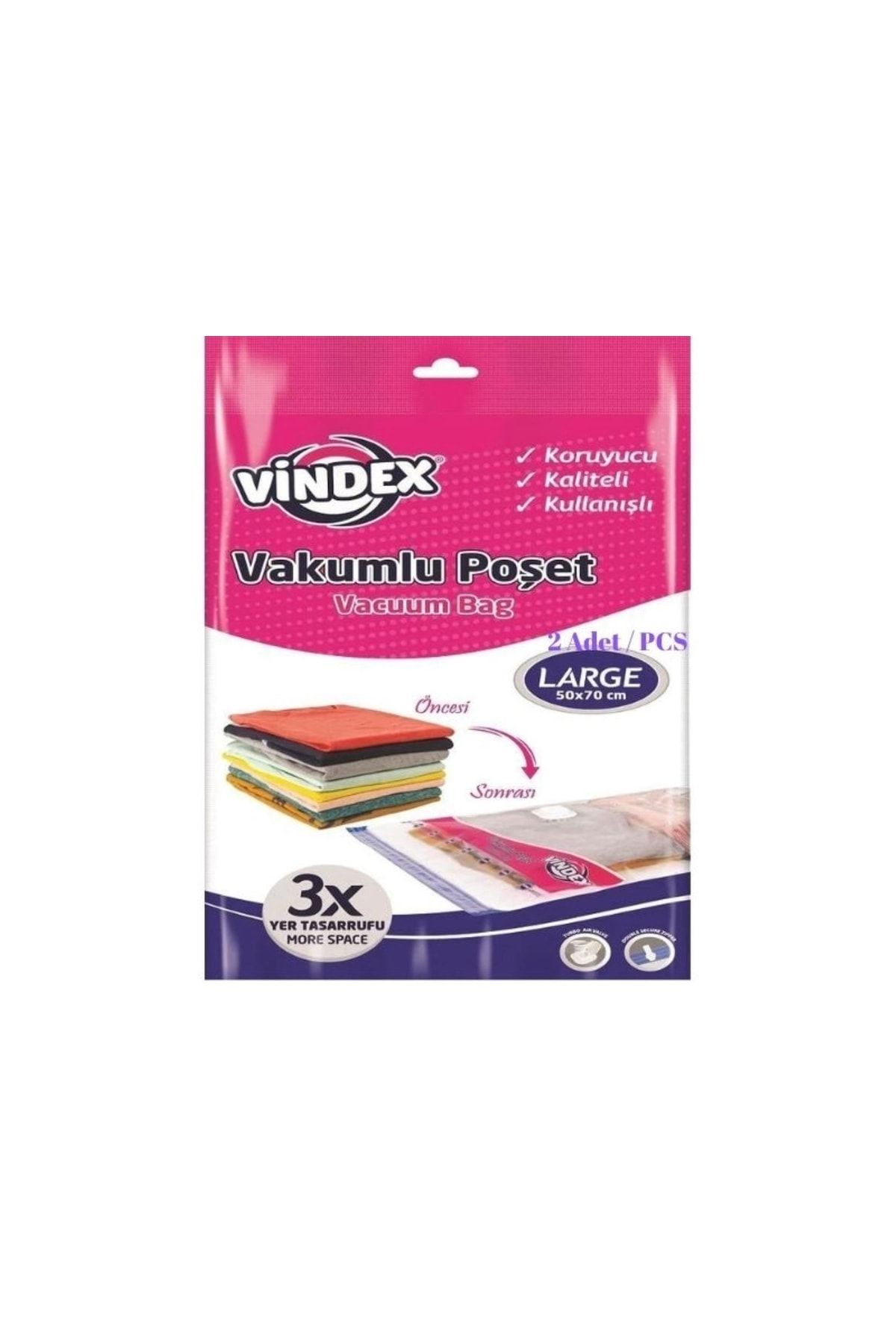 Vindex Sac De Vid L 2buc 50*70 Cm - Mărime unică