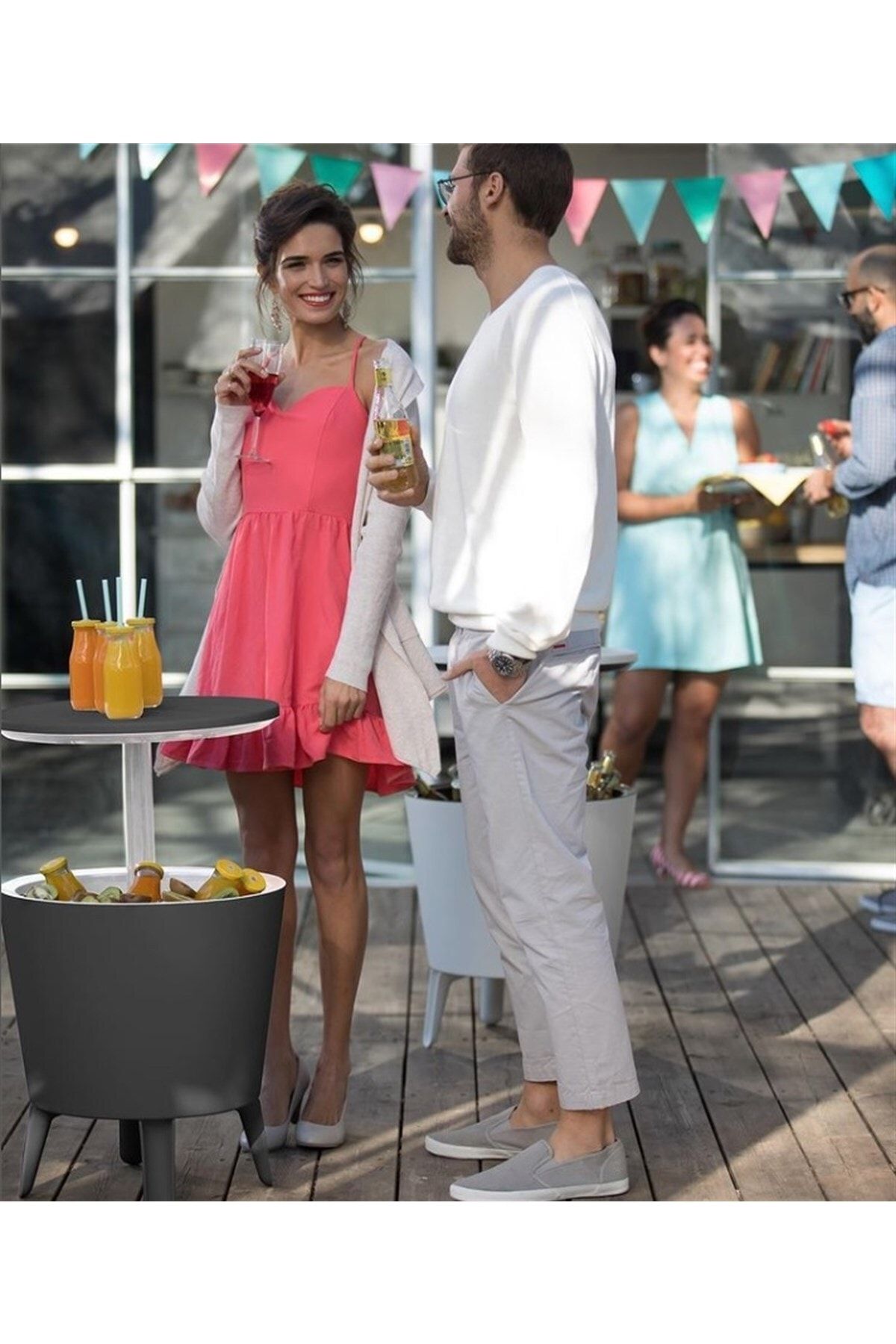 Keter-Cool Bar Side Table Cooler Bistro 5