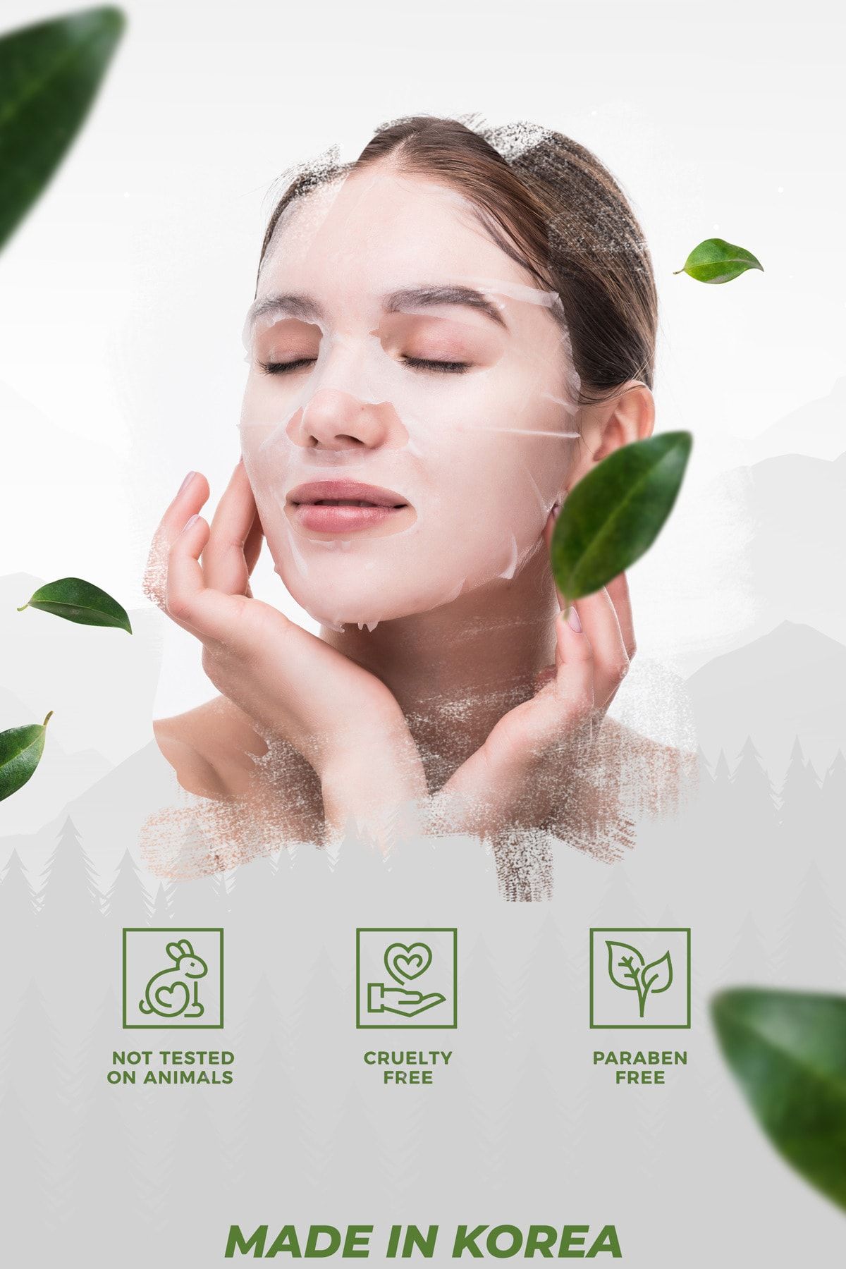 PEKAH C Vitamini Ve 13 Bitki Özü Içeren Canlandırıcı Leke &amp; Kırışıklık Karşıtı Yüz Maske Seti 5 Adet ZO10154