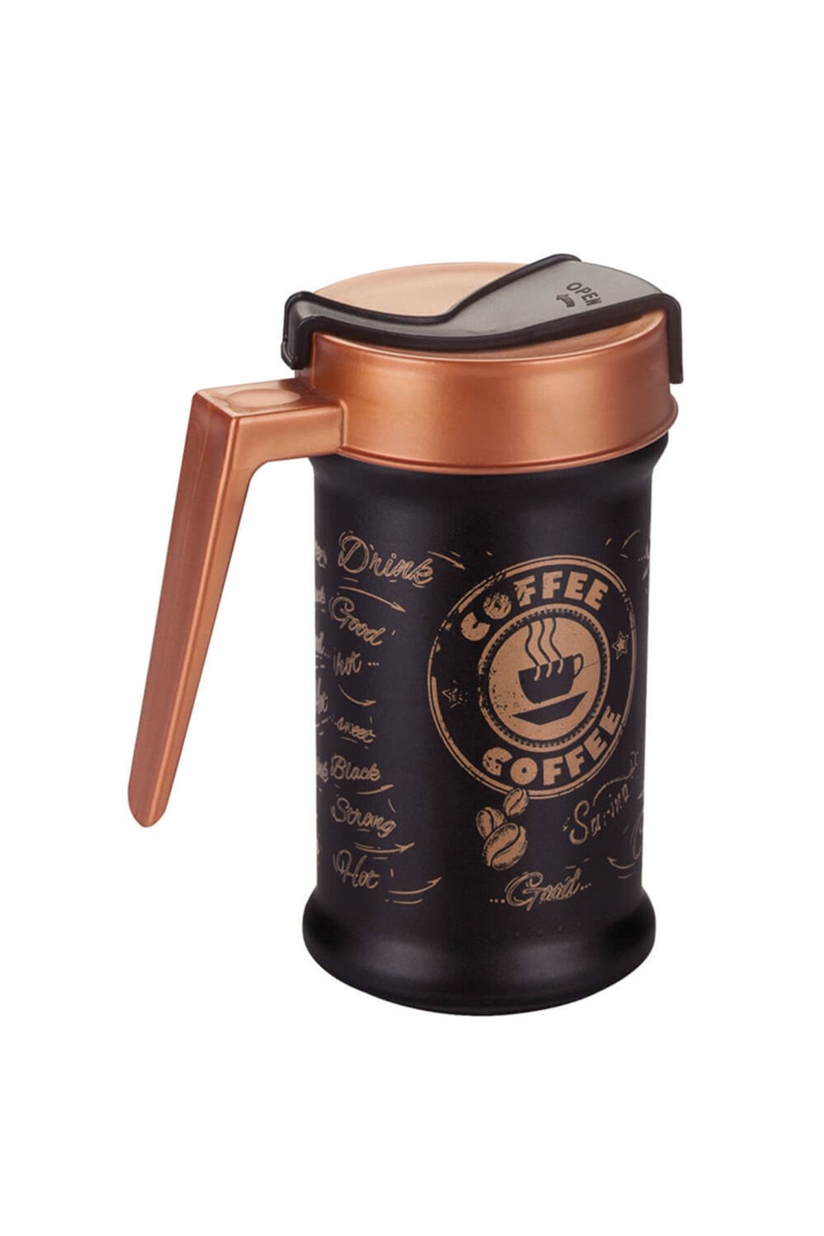 Kitchen Store Glass Coffee Cup with Handle Multi Purpose Patterned