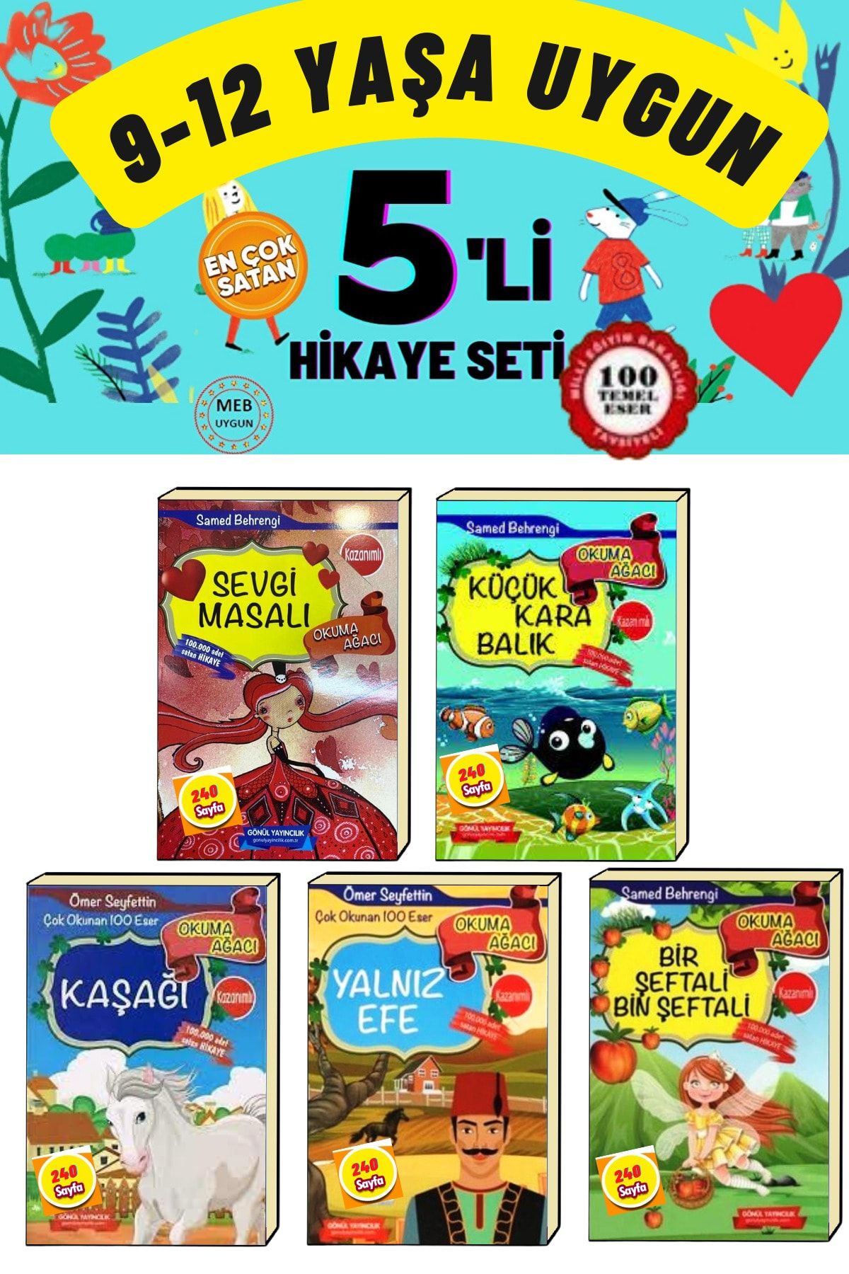 GÖNÜL PUBLISHING Reading Tree, серия 5 толстых книг, подходит для возраста 9–12 лет KMGC51