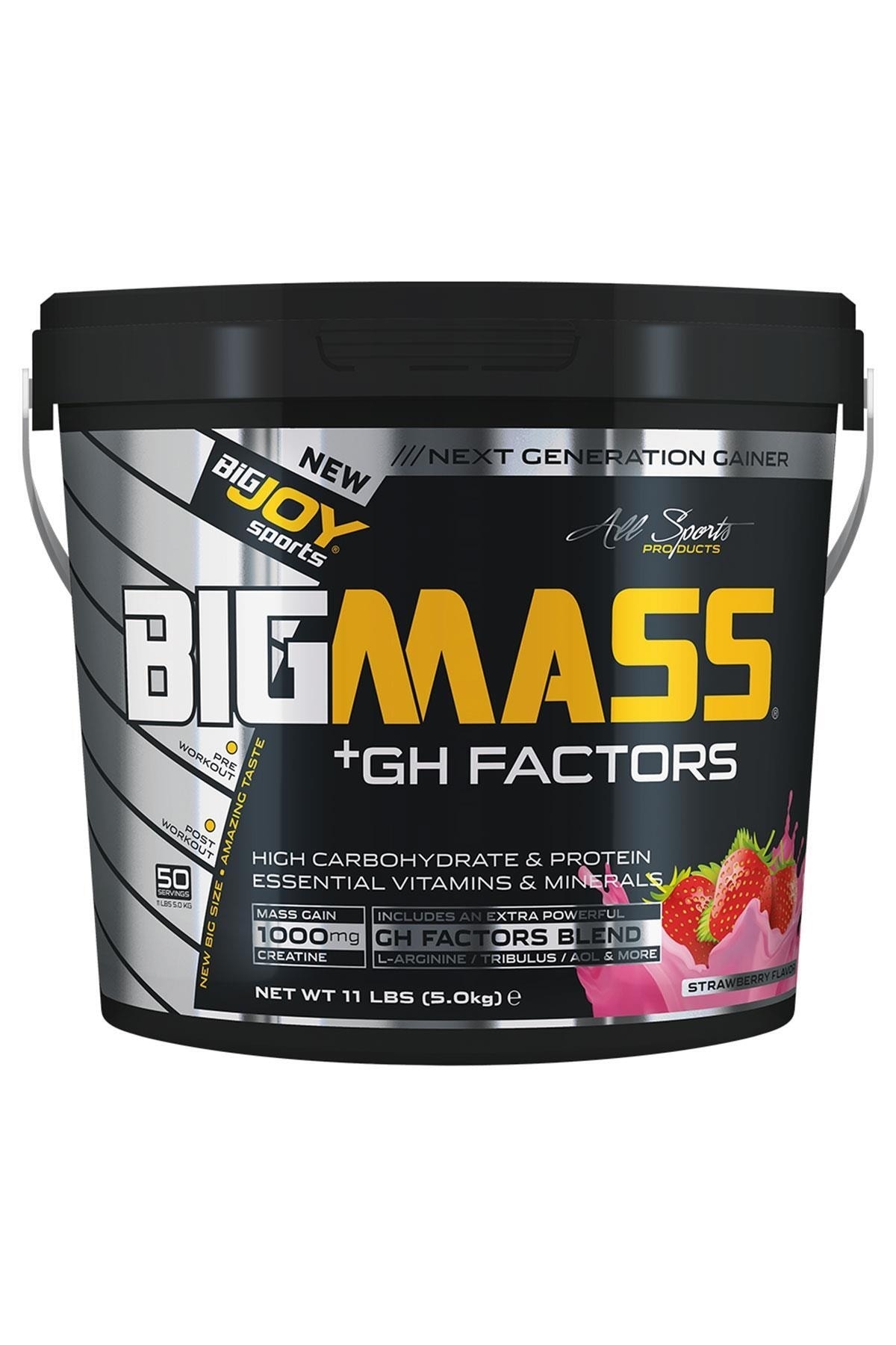 Bigjoy Big Mass Gh Factors 5000 Gr Çilek Aromalı