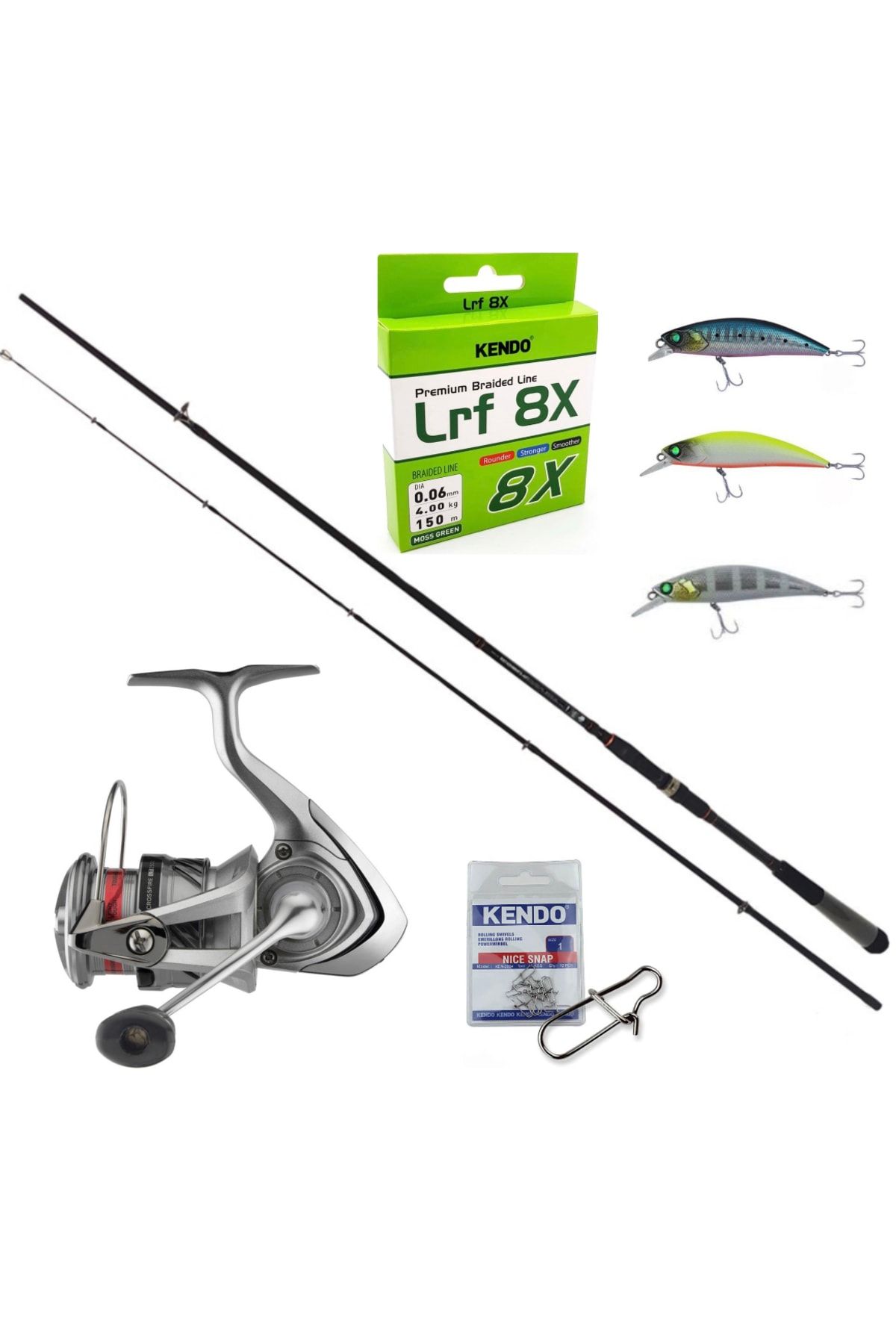 ست چوب ماهیگیری RX LURE GAME 2.34M 2 10GR 2P تماس LT 20 1000 ماشین Kendo