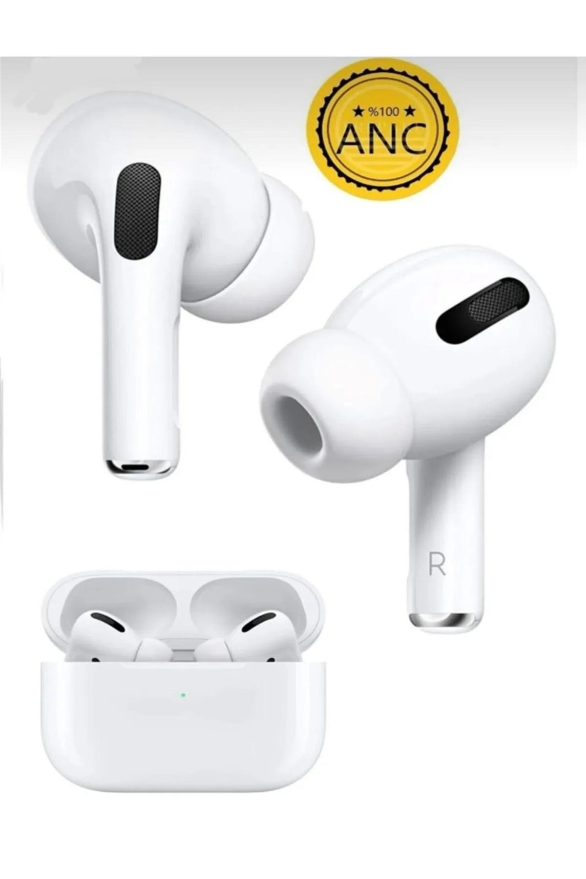 White Pro Premium Bluetooth Headset Anc Active Ios 12 Compatible