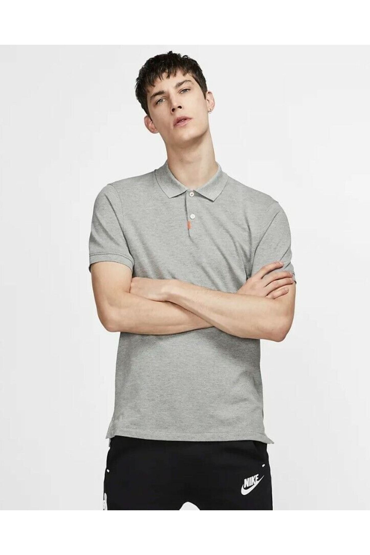 Grey nike on sale polo