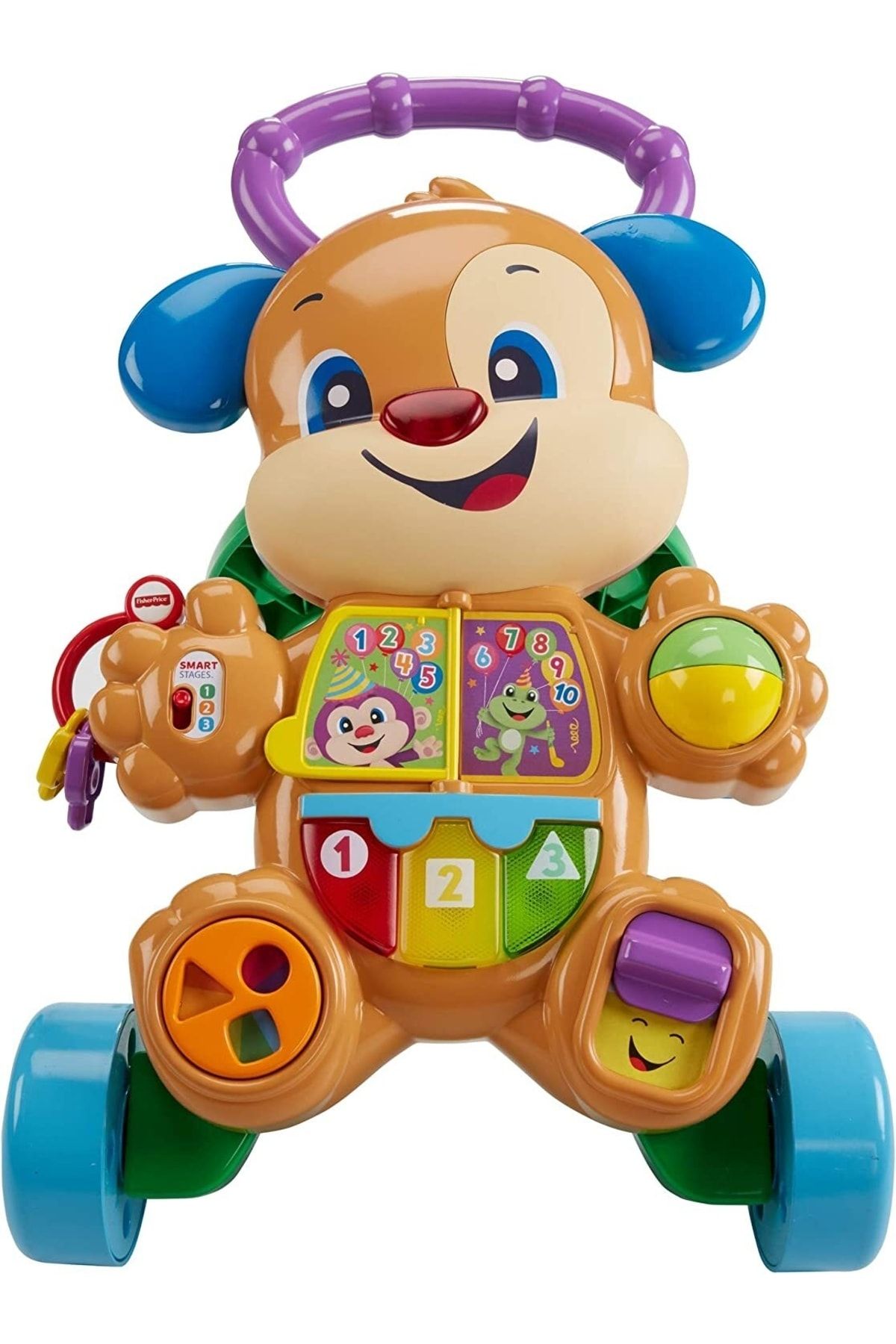 BİLGE HOME Fisher-price Walker Köpek Yavrusu, Iki Dilli Ispanyolca Ve Ingilizce