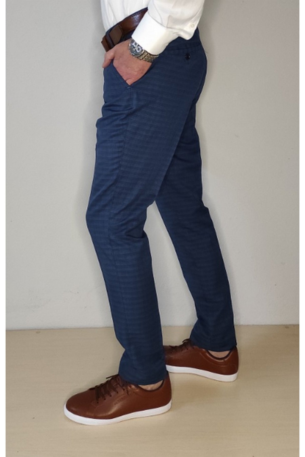 شلوار مردانه آبی Bomenti Life | BML23-EESSP اورجینال - تصویر 5