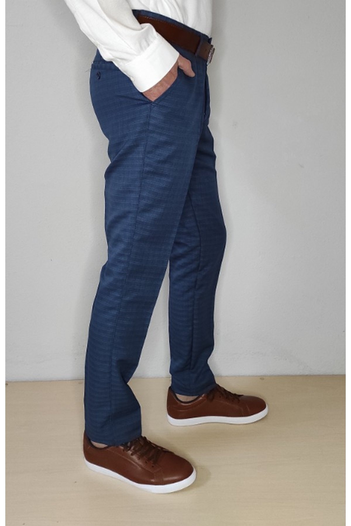 شلوار مردانه آبی Bomenti Life | BML23-EESSP اورجینال - تصویر 6