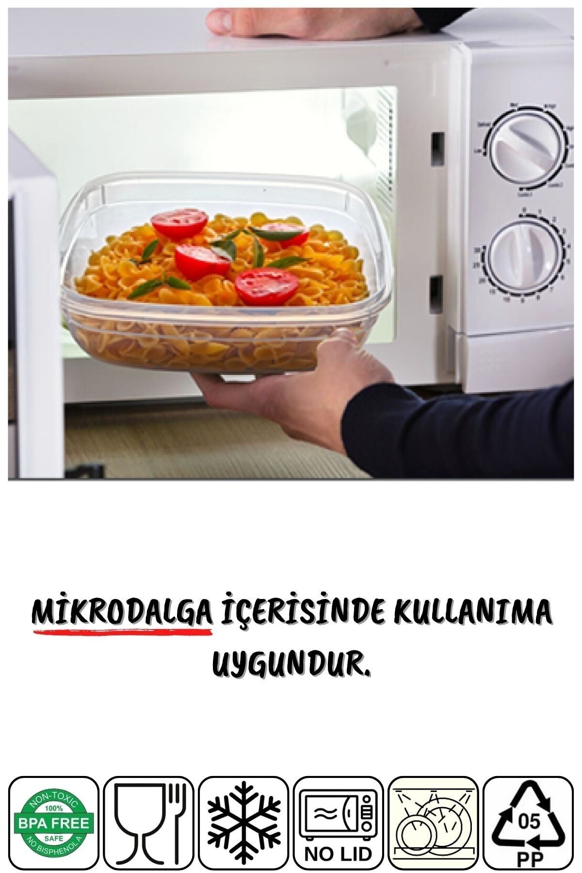 Nandy Home-Master Rectangular Set of 3 - Microwavable Storage Container 825/1575/2100 ml 2