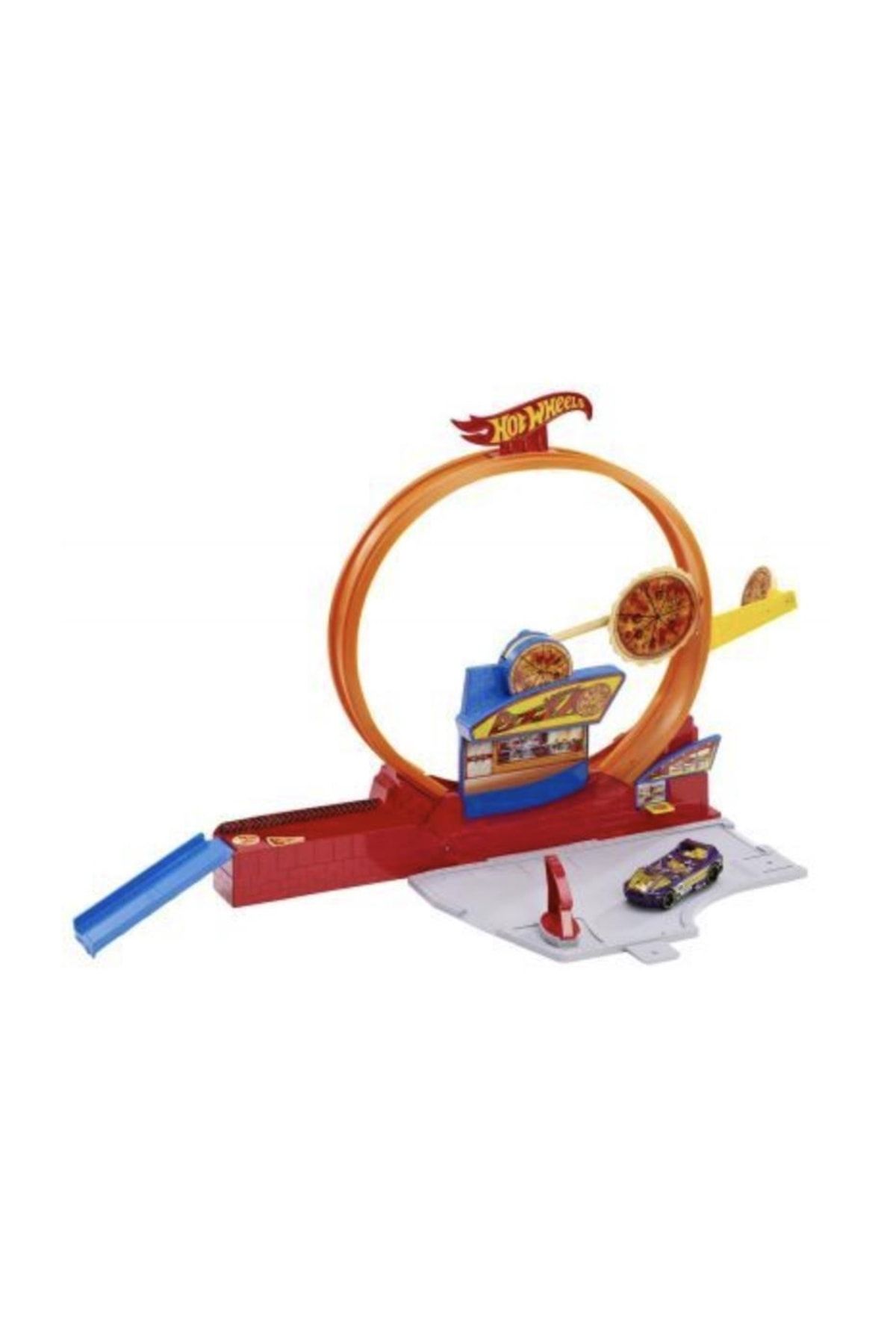 Hot wheels speedy shop pizza playset