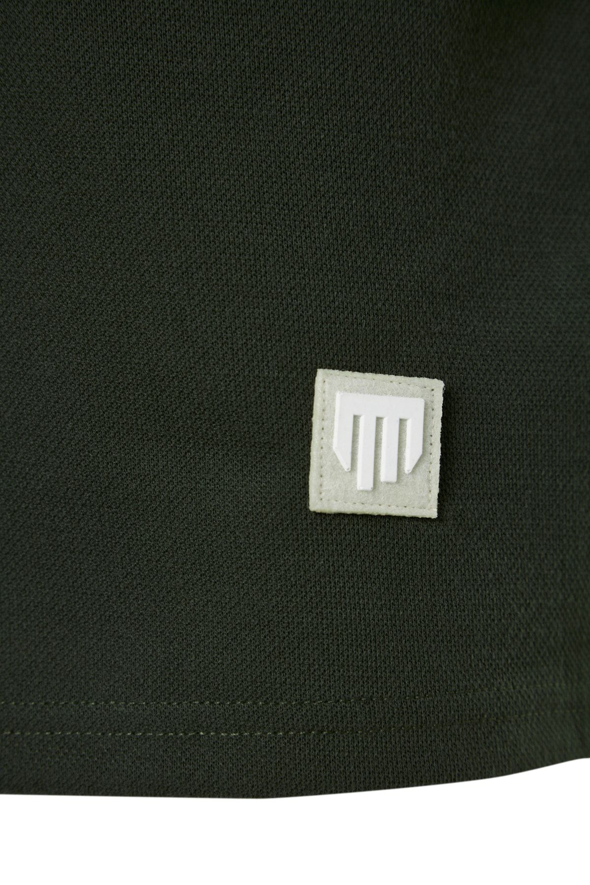 Trendyol Collection-Tricou cu decolteu polo premium kaki cu croială obișnuită și aplicată TMNSS23PO00016 6
