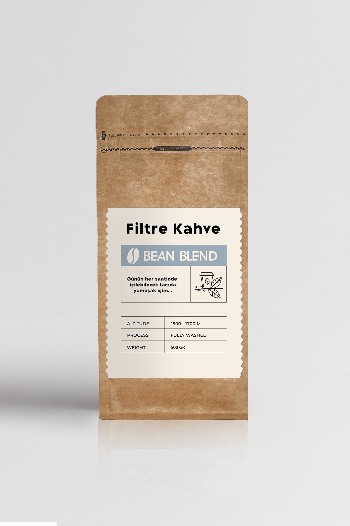 Bean Blend Kavrulmuş Filtre Kahve 500 gr