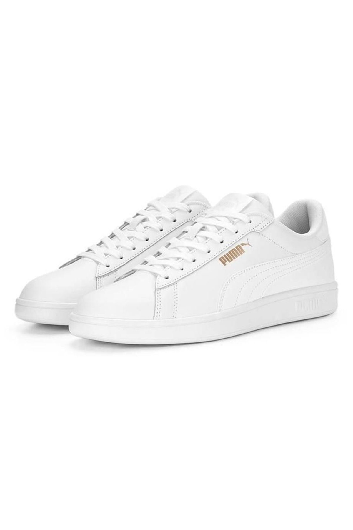 Puma Smash 3.0 L Unisex Sneaker Ayakkab Beyaz