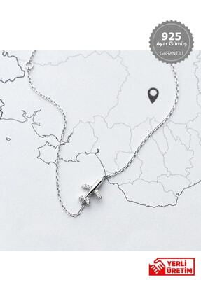 ineffable store tarif edilemez Özgür Kanatlar 925 Ayar Uçak Gümüş Bileklik