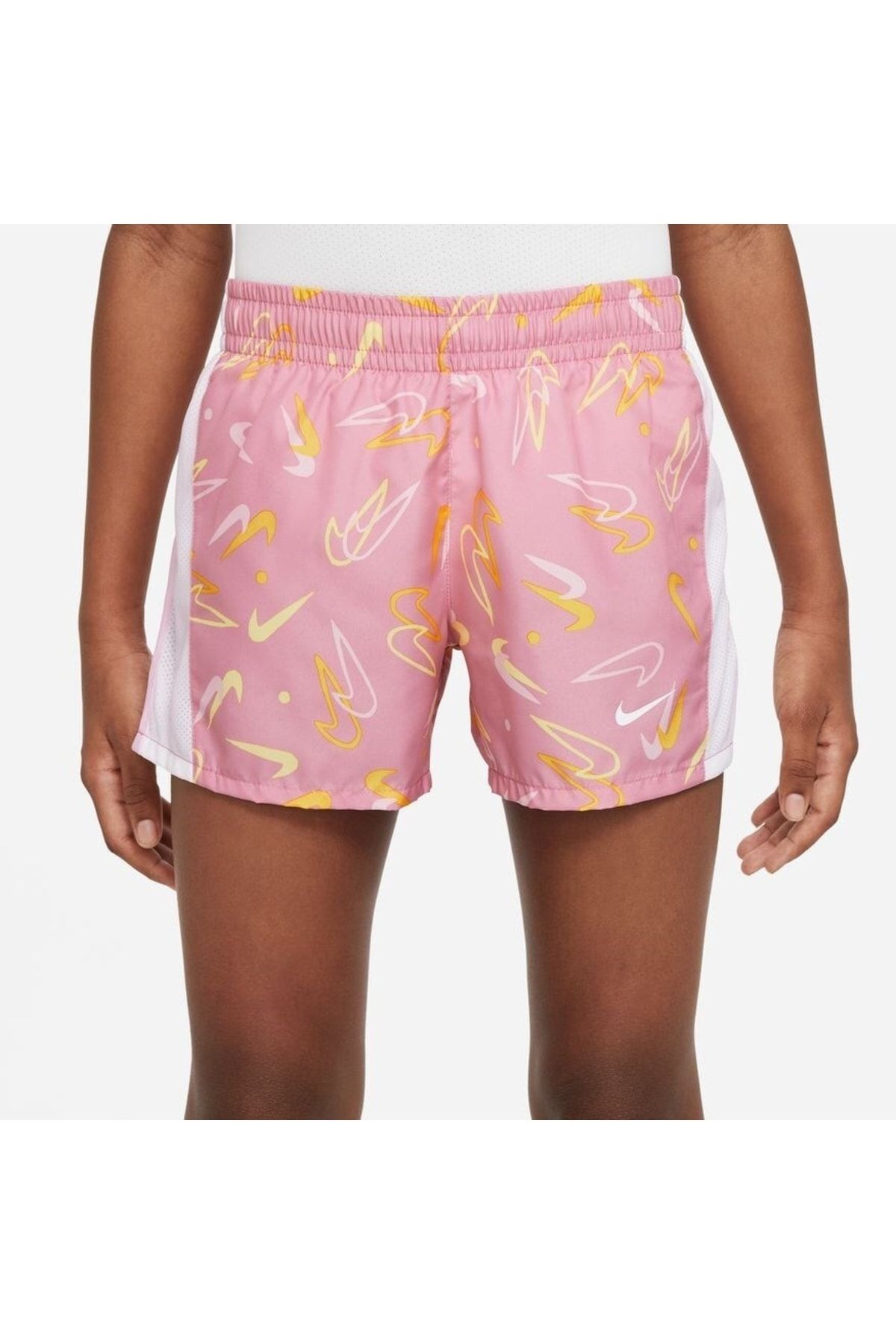 Nike pink clearance and yellow shorts