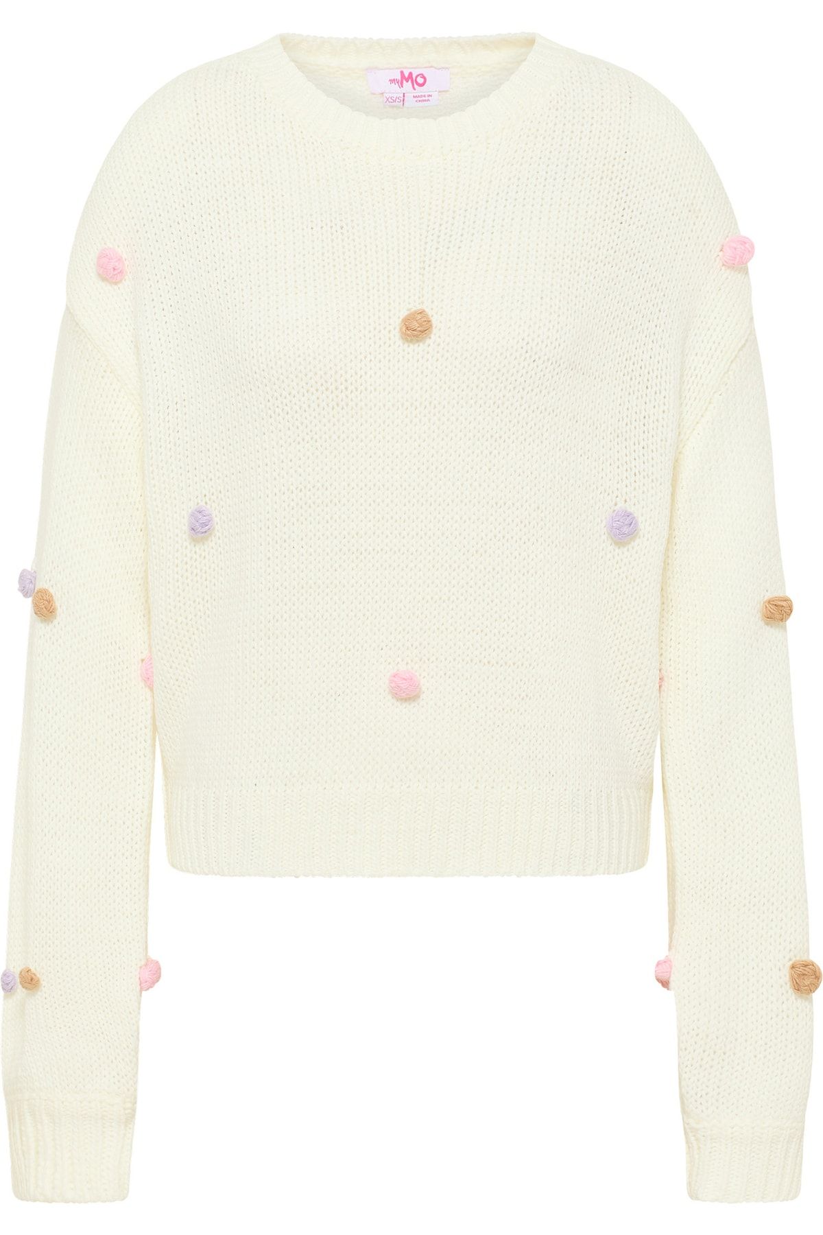 myMo Pullover Ecru Relaxed Fit