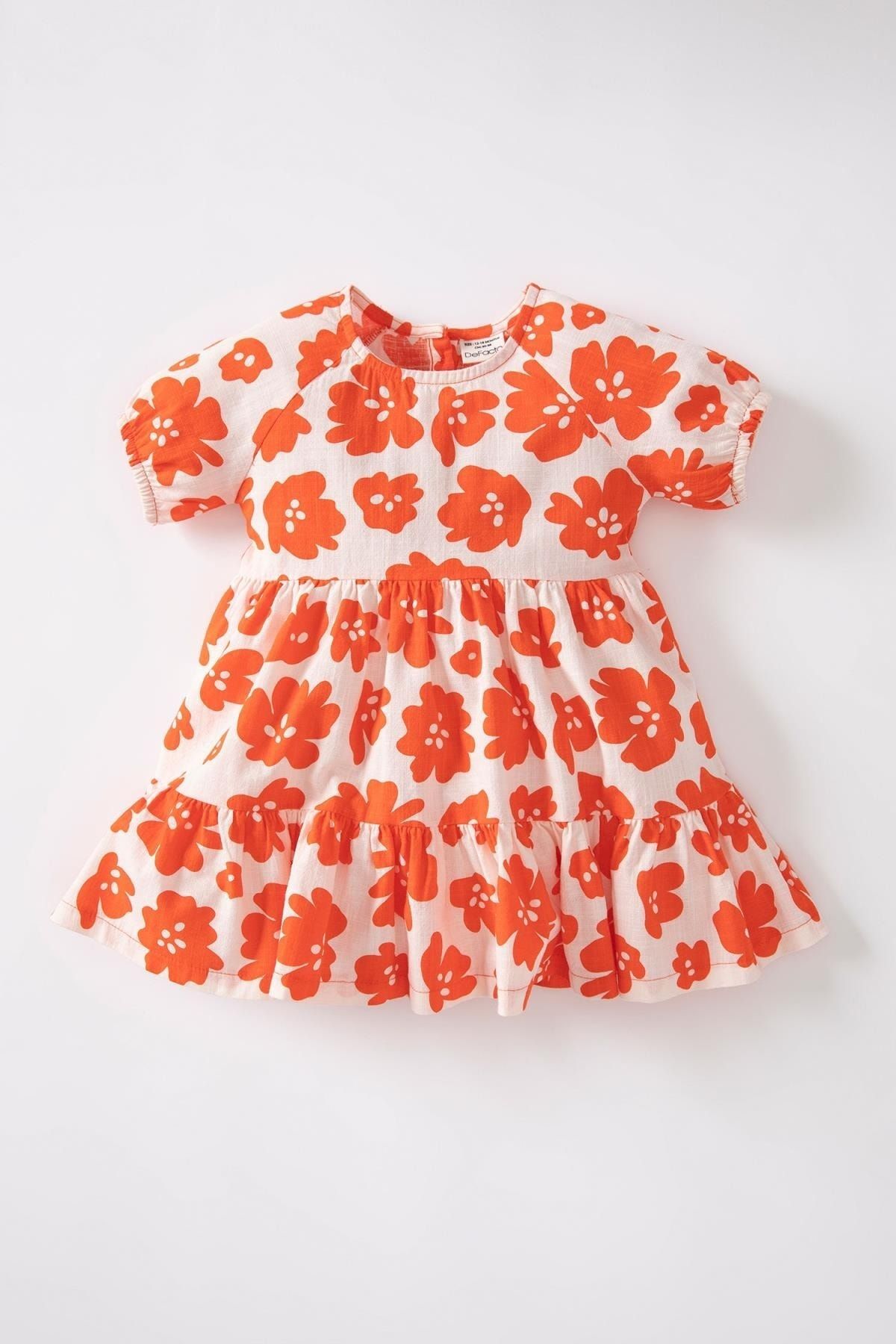 DeFacto Kleid Ecru A-Linie