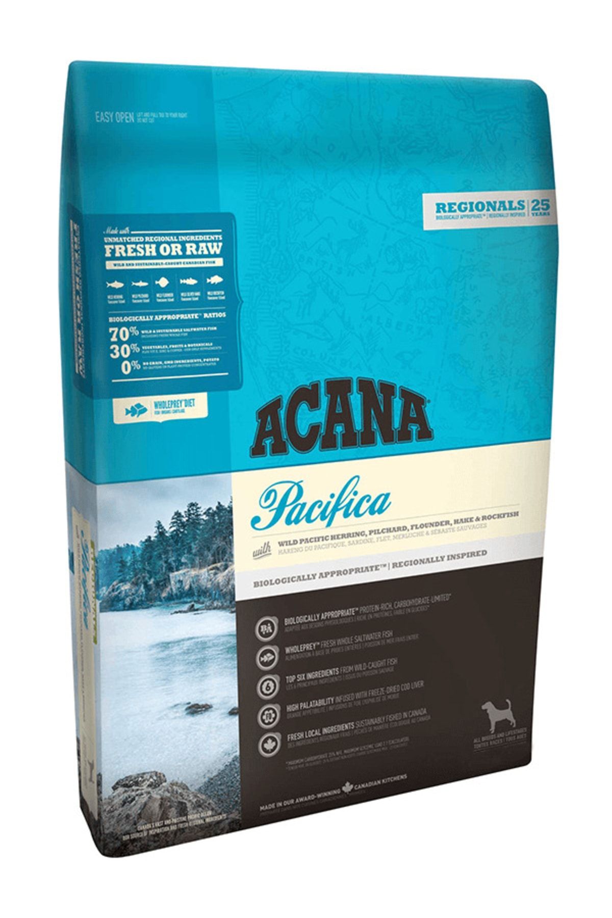 kuzenss Acana Pacifica Tahılsız Yetişkin Köpek Maması 11.4 Kg