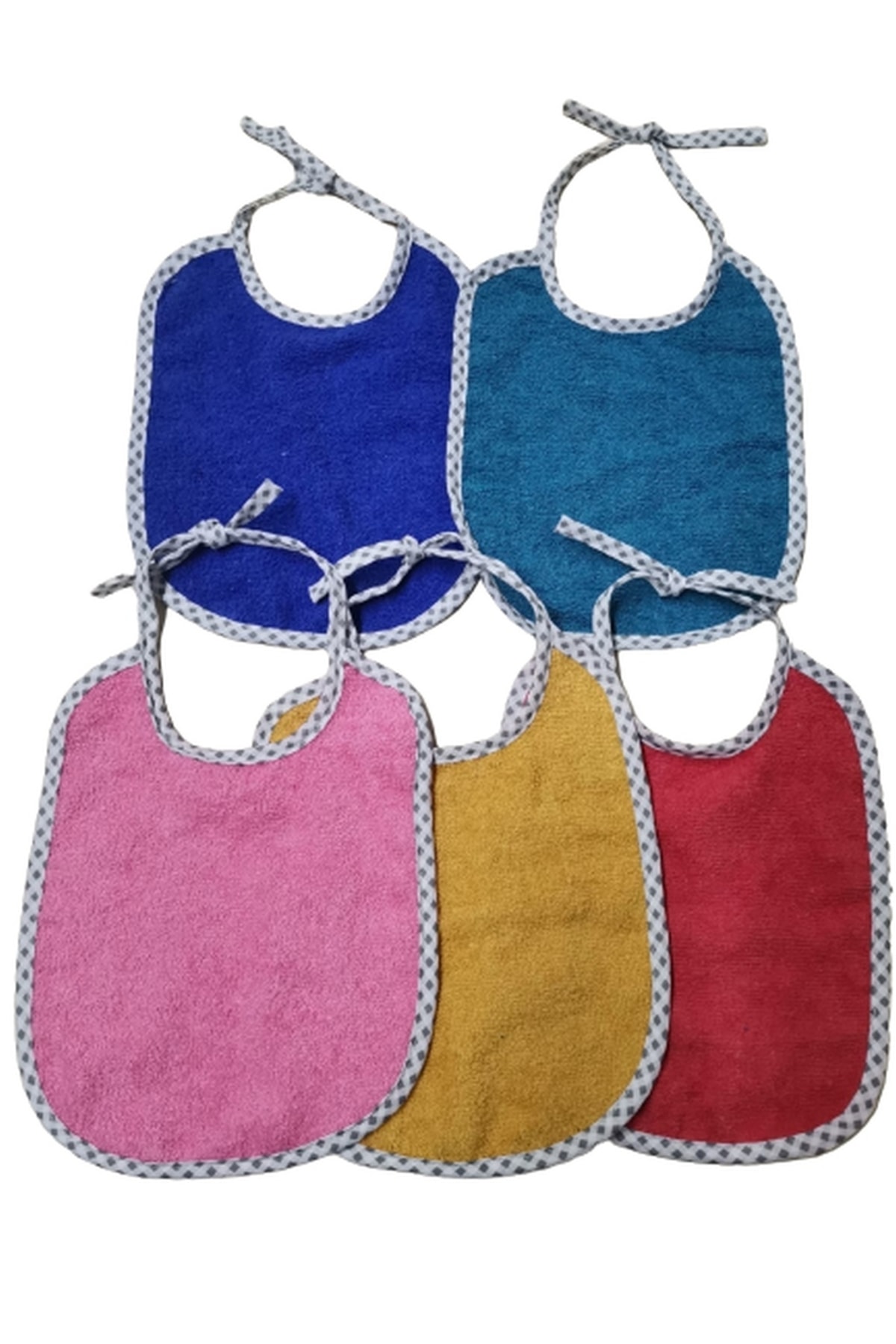 Podiumtex Bebek Önlüğü Farklı Soft Renkler-biyeli-pamuk-5 Adet