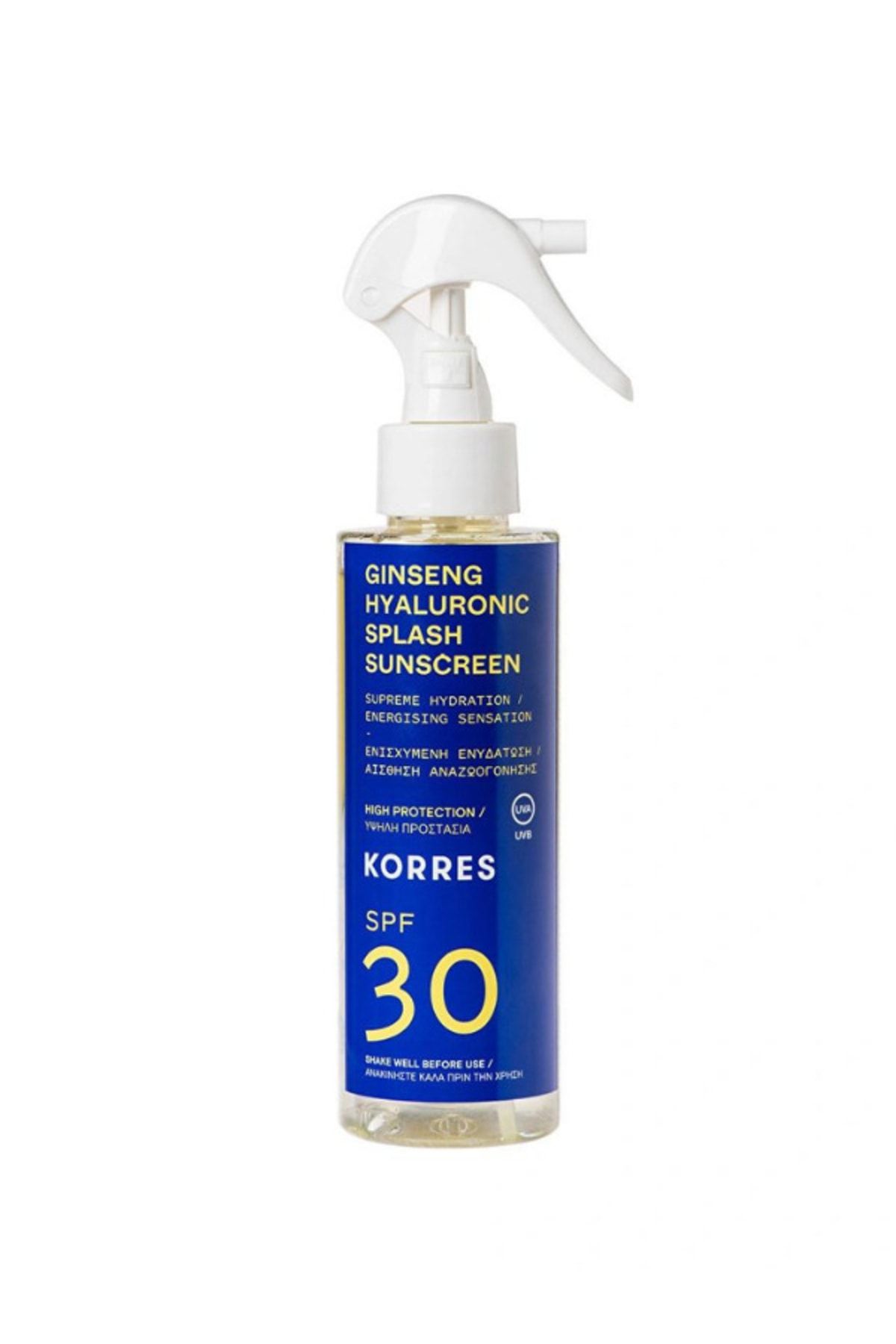 korres Ginseng Hyaluronic Yüz Ve Vücut Güneş Koruyucu Sprey Spf30 150ml - Tkj
