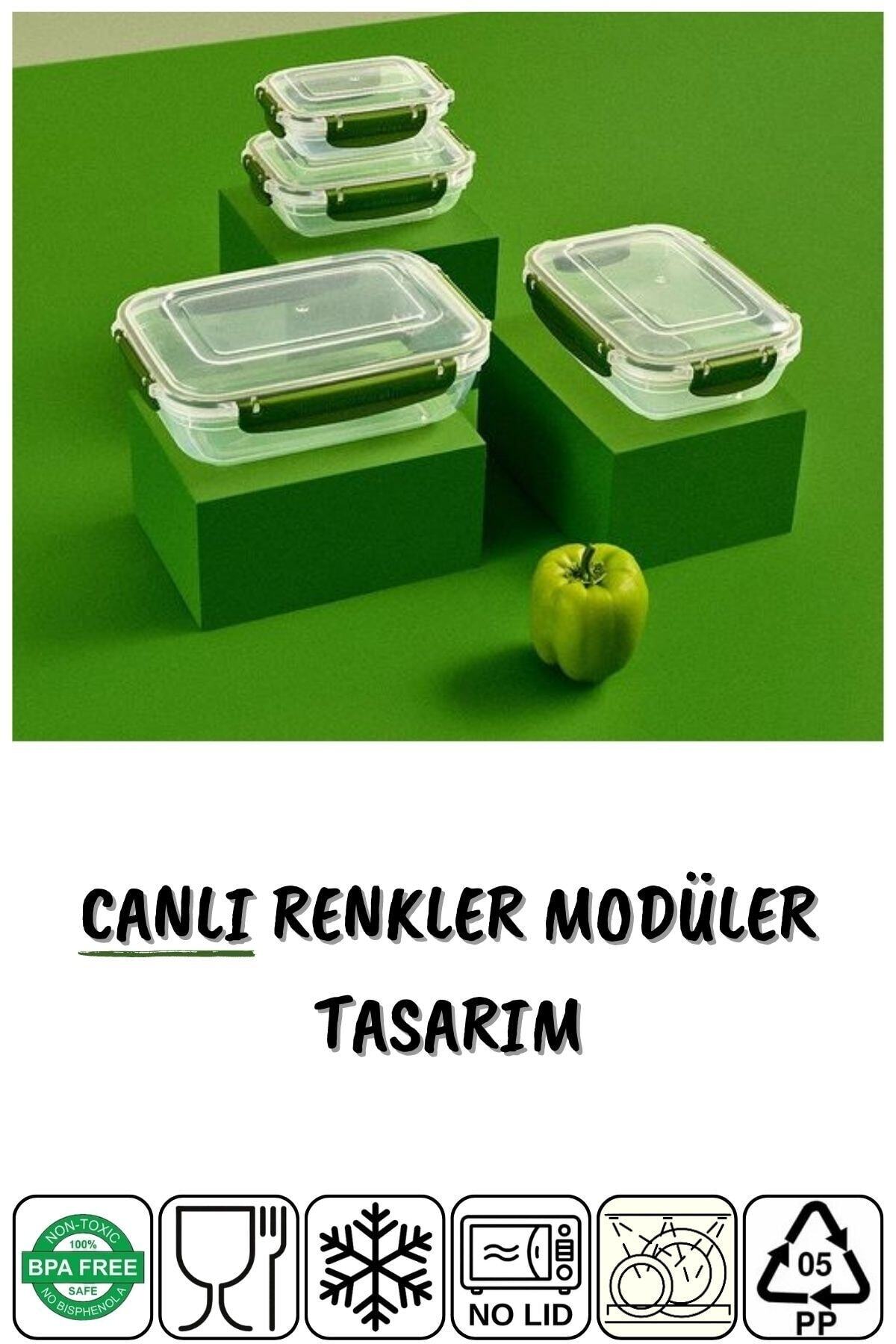 Nandy Home-Master Rectangular Set of 3 - Microwavable Storage Container 825/1575/2100 ml 7