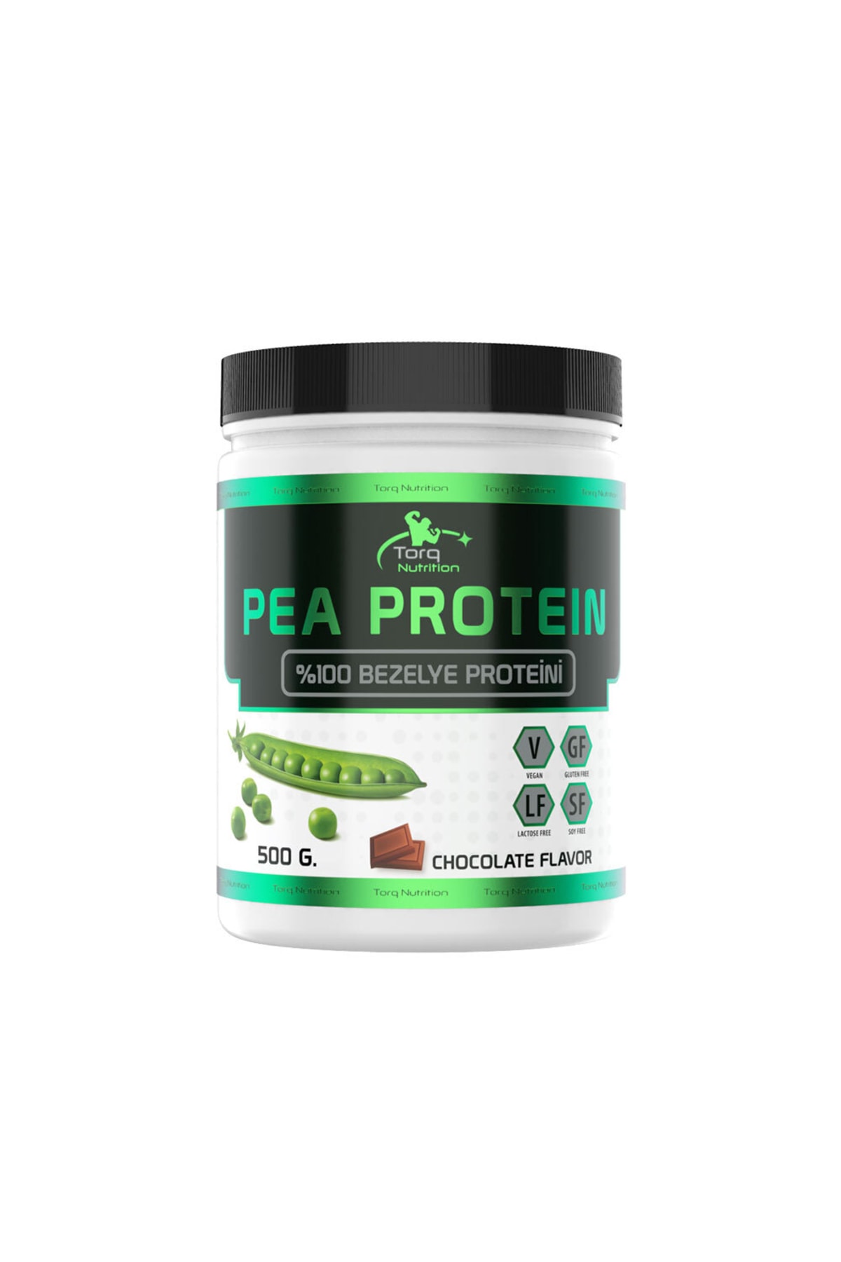 Torq Nutrition Pea Protein %100 Bezelye Proteini 500 gr - Çikolata