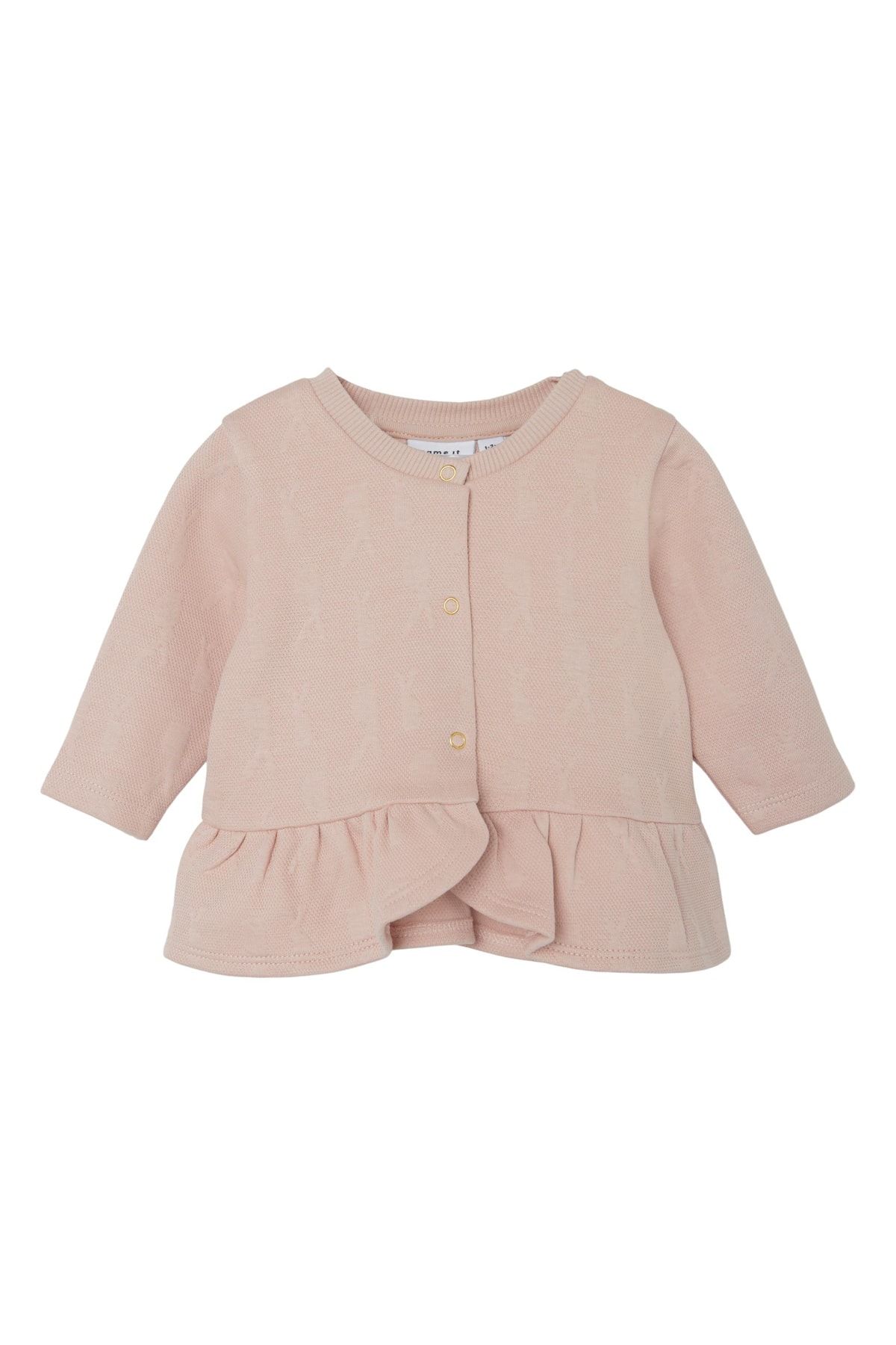 name ıt Strickjacke Rosa Regular Fit Fast ausverkauft
