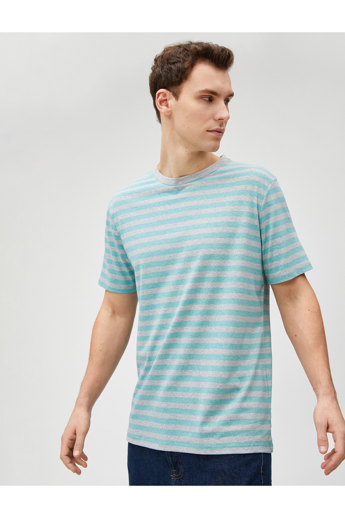 Koton T-Shirt Grün Regular Fit