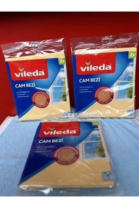 VİPER Vileda Cam Bezi Mikrofiber 2 Li 3 Pk