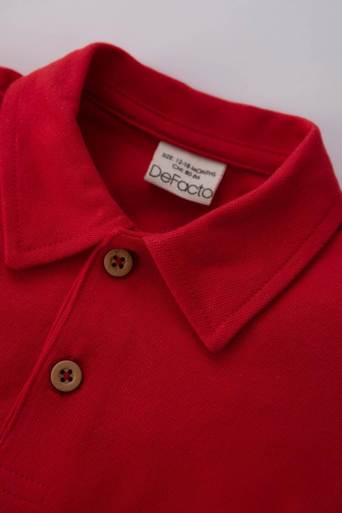 Baby red polo shirt hot sale