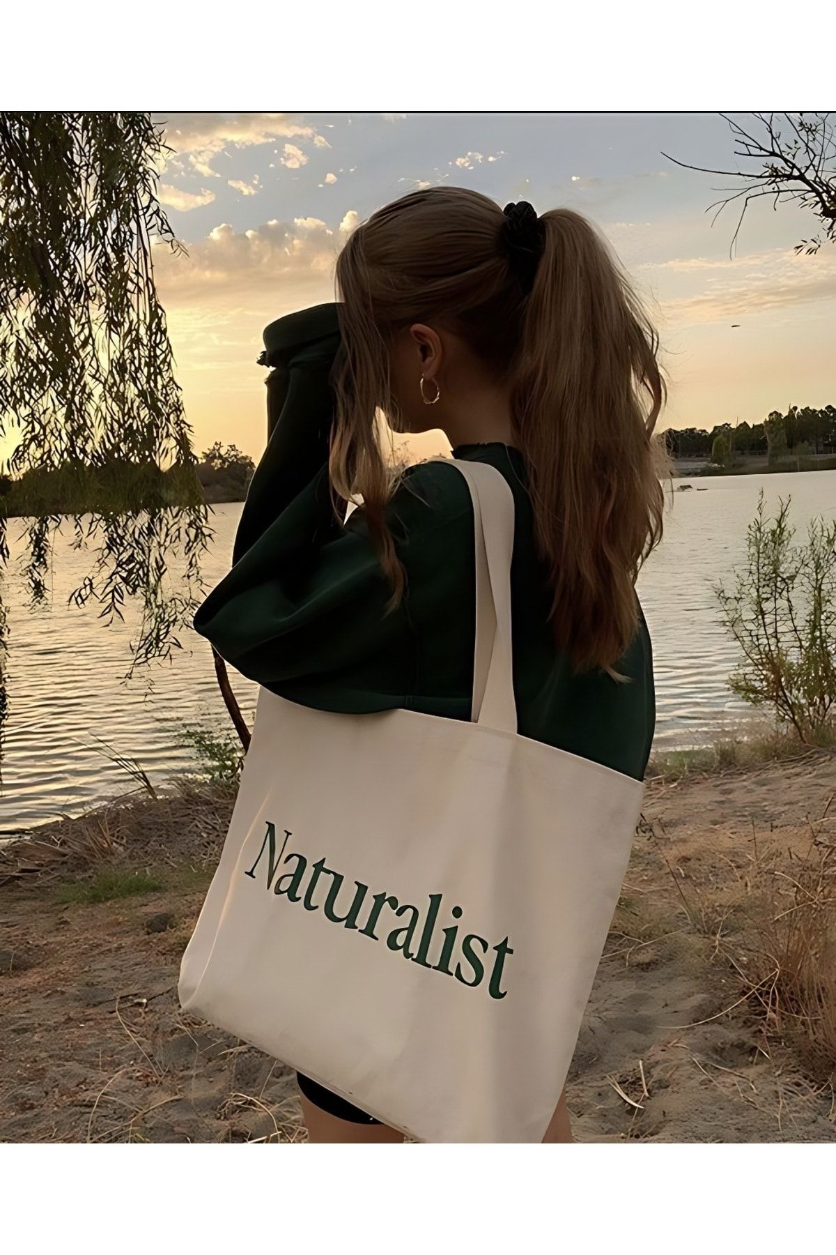Hunors Sportswear Company Naturalist Printed Gusseted Canvas Bag