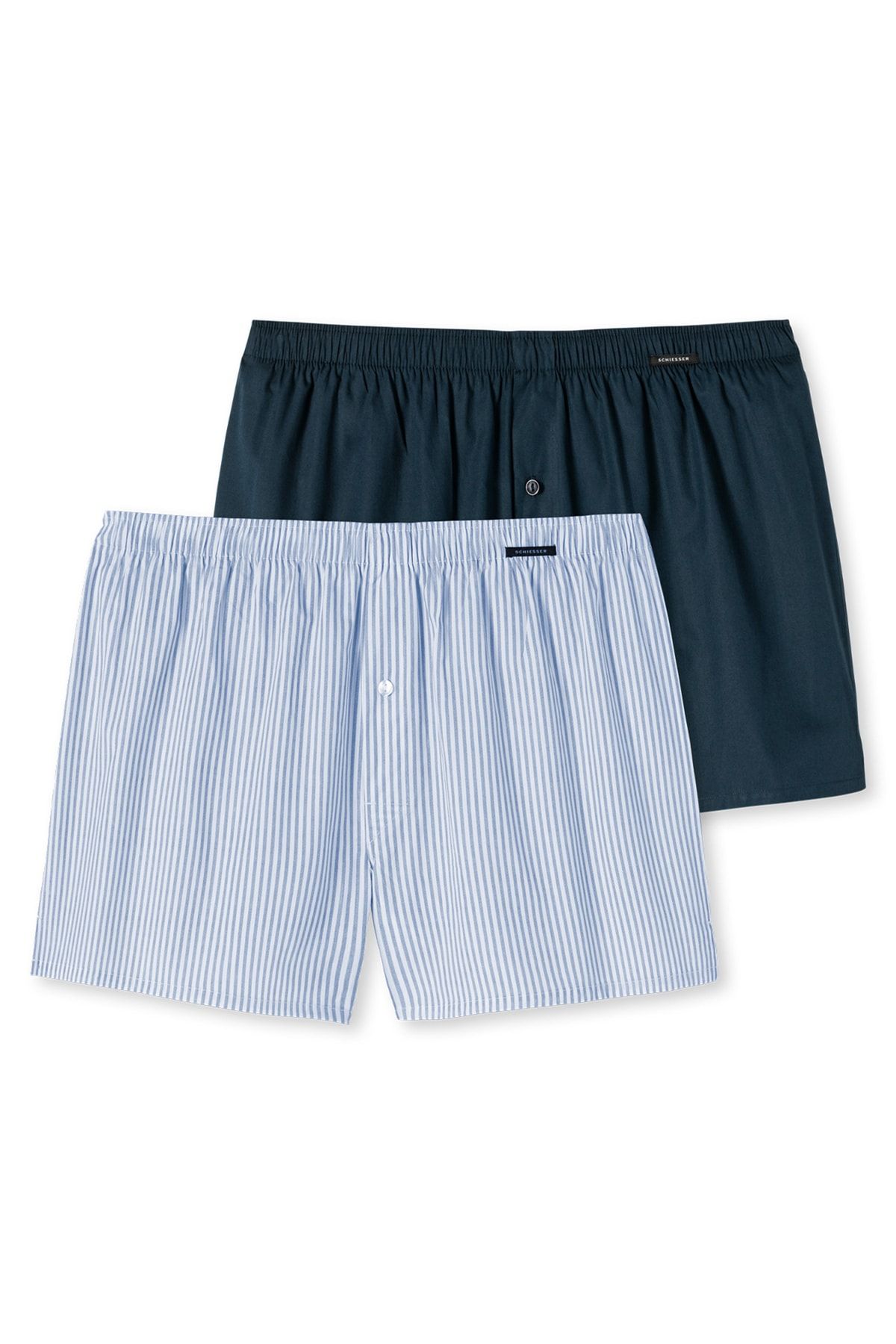 Schiesser Boxershorts Blau 1 Stück