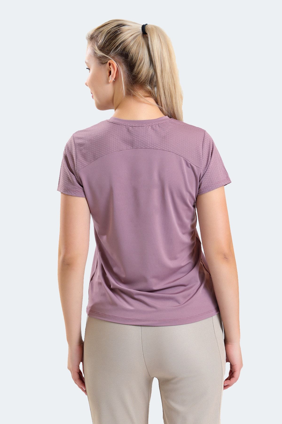 Slazenger T-Shirt Lila Regular Fit