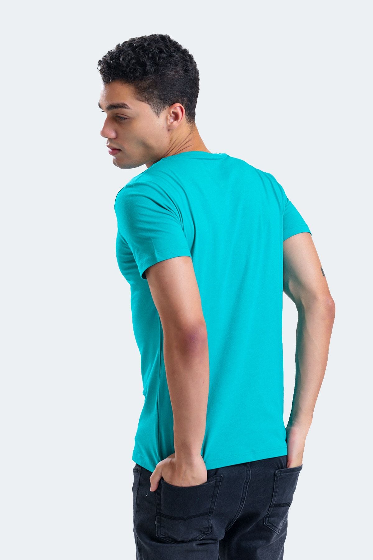Slazenger T-Shirt Dunkelblau Regular Fit NZ7730