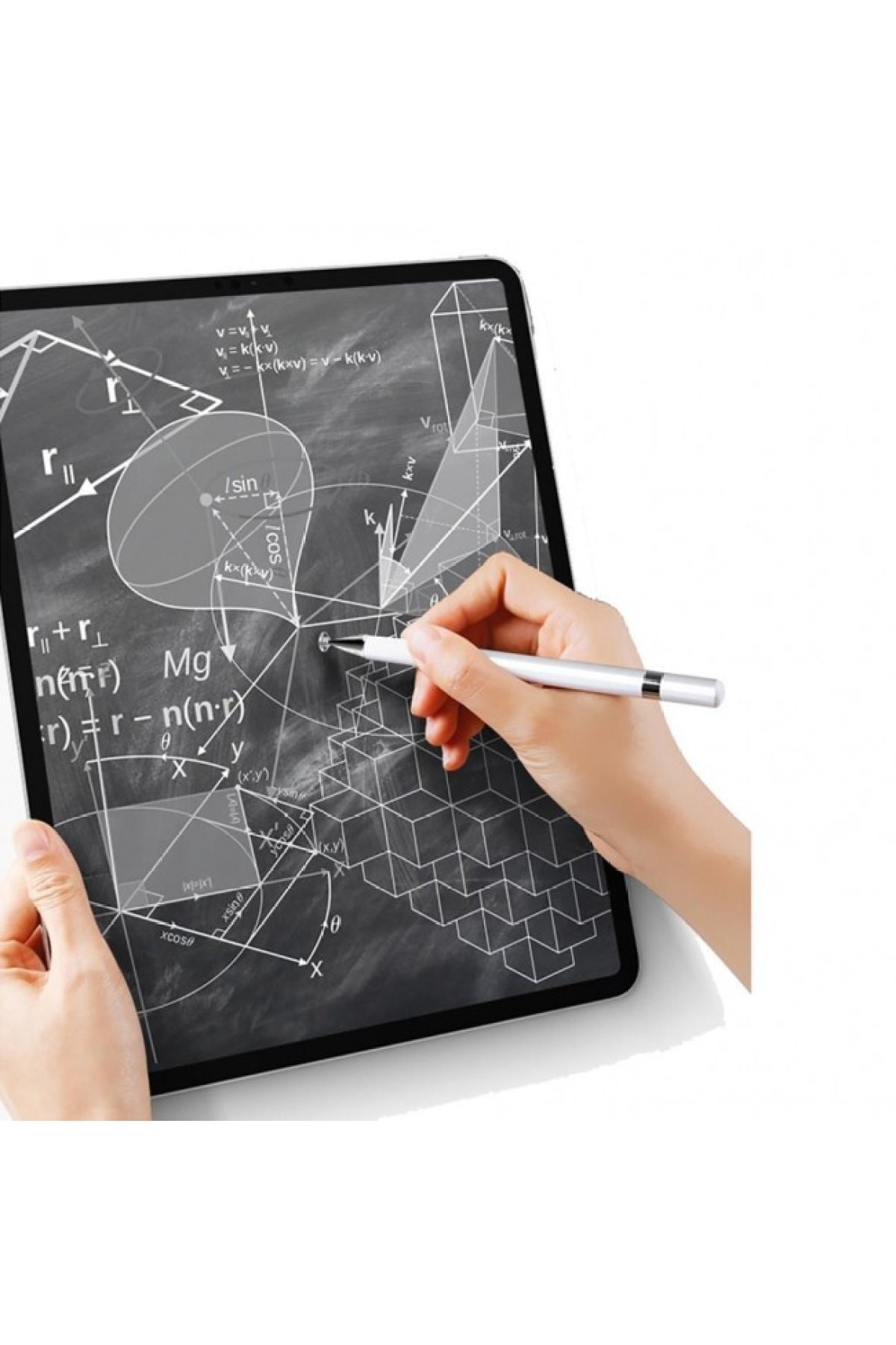Apple Ipad 9.7" 5.nesil 2017 A1822 / A1823 2 In 1 Stylus Uyumlu Kalem Özel Tasarım Ve Çizim Kalemi 4
