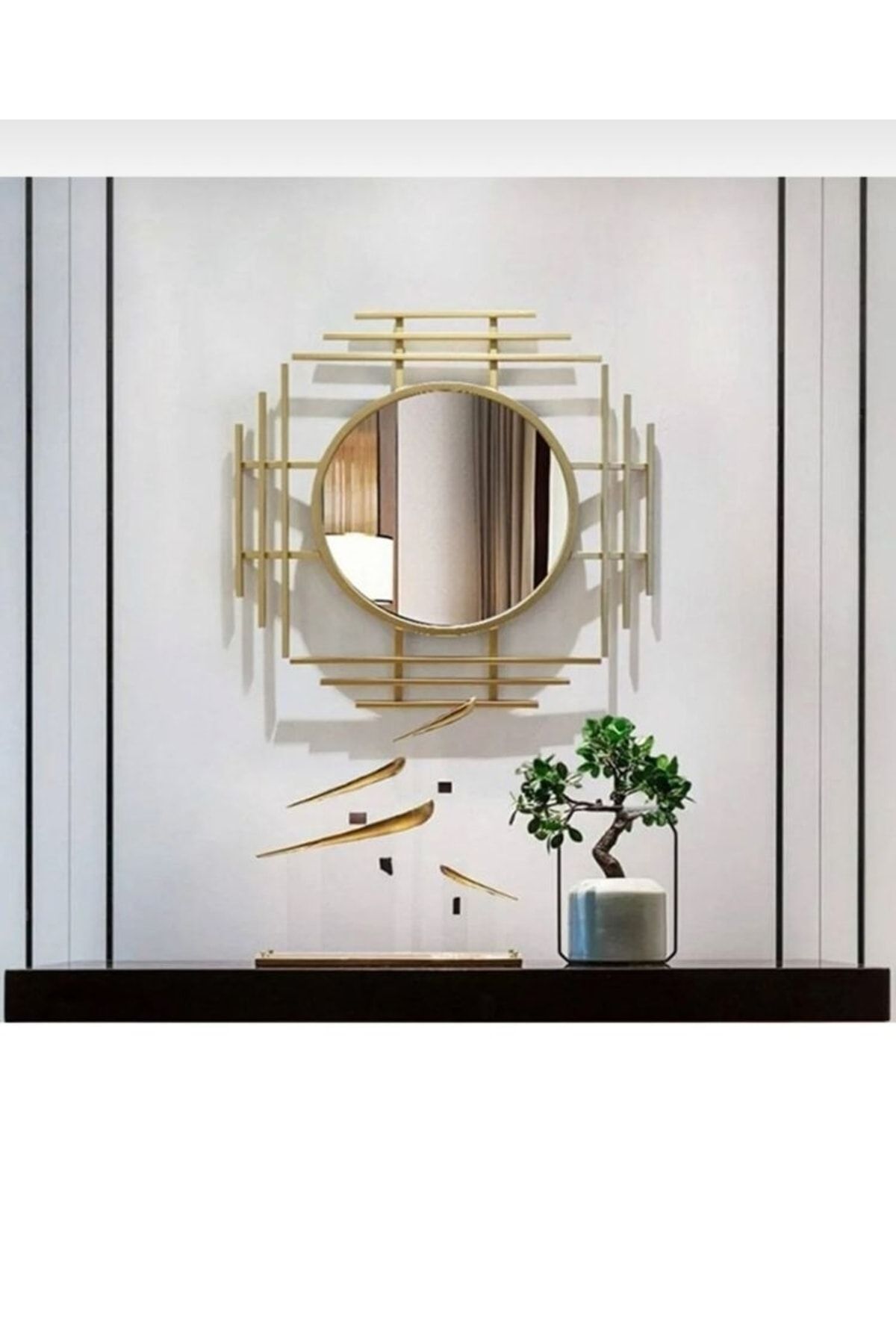 KUZEYMETAL Gold Ayna