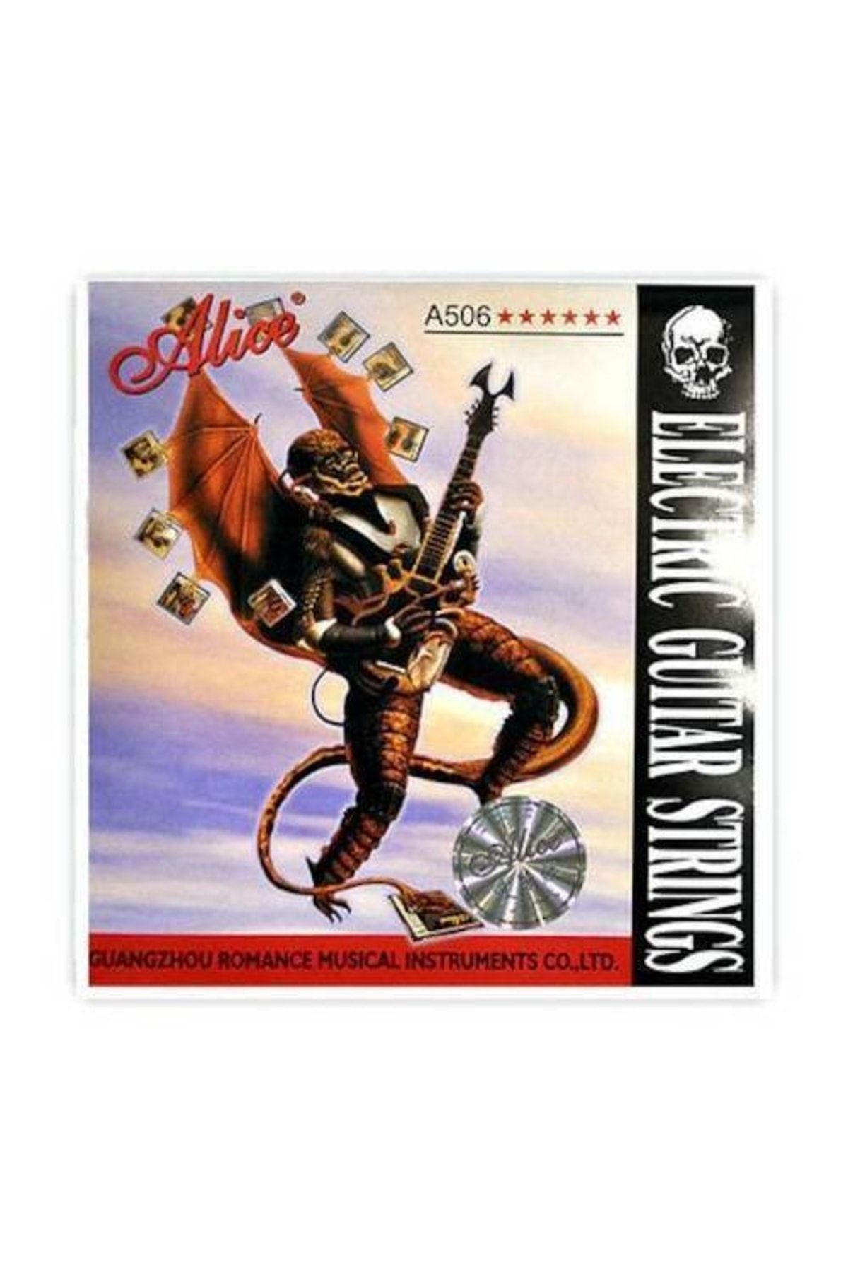 Alice-A-506 Sl سلسلة جيتار كهربائي 009-042 سوبر لايت 2