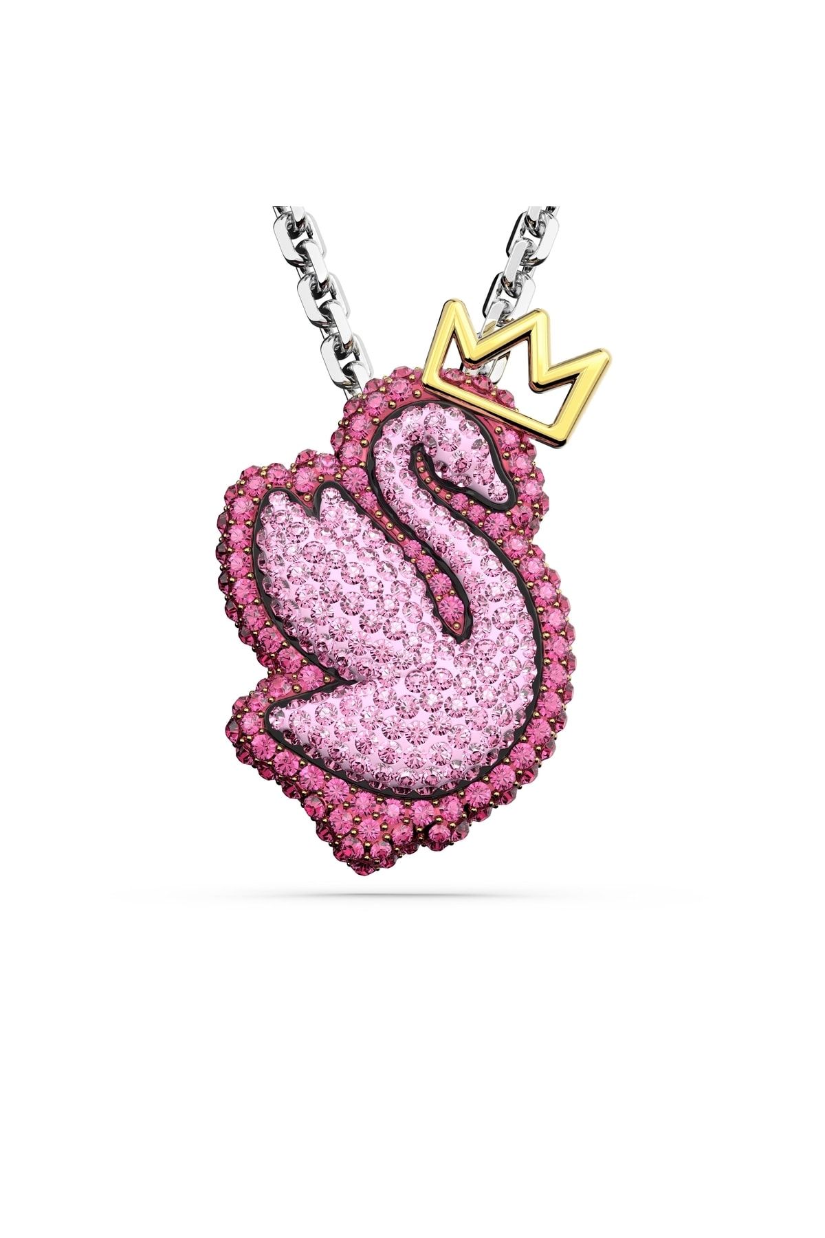 Swarovski 5649195 Necklace Pop Swan pend Long Pendant Pin rhs