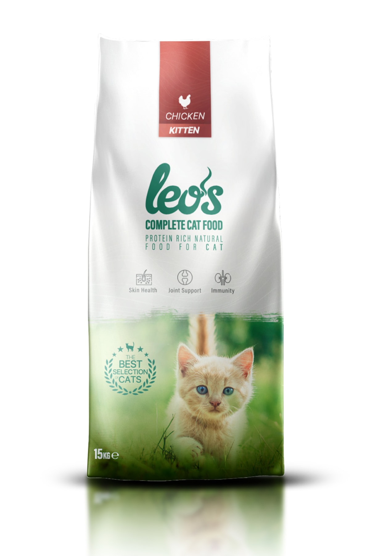 Leos Leo's Tavuklu Yavru Kedi Maması 15 Kg