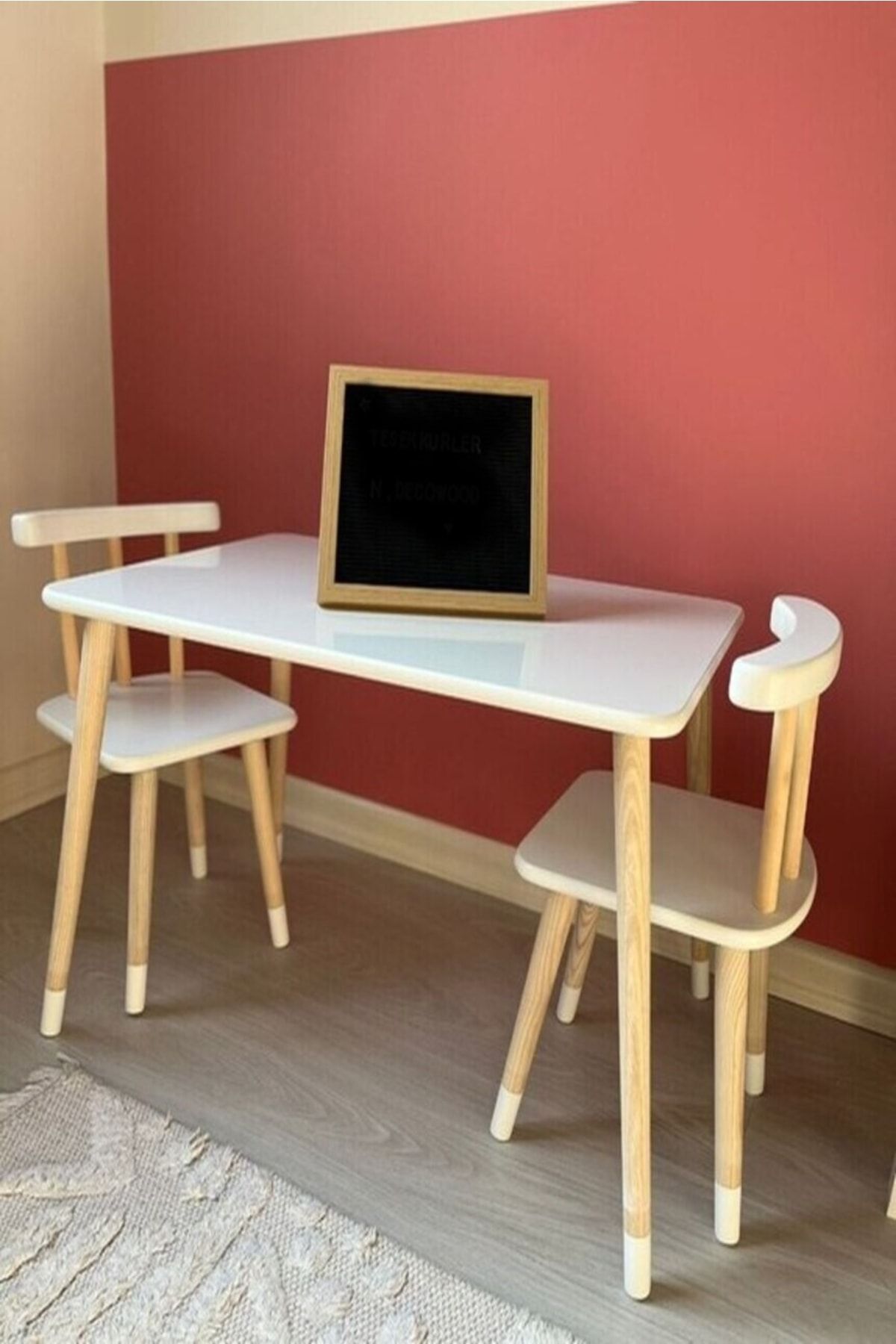 SeKeYa Çocuk Aktivite Masası (TEK MASA FİYATIDIR) , Yaz Sil Yüzey, Montessori Odası, Doğum Günü Hediyesi