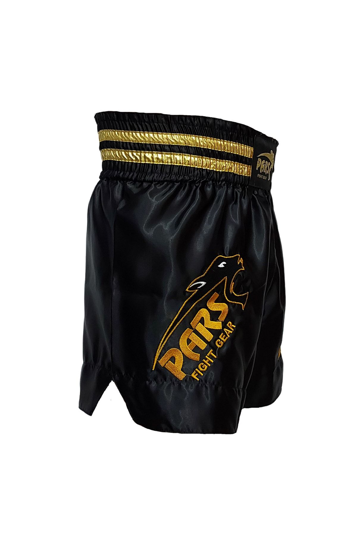 تجهیزات بوکس مشکی Muay Thai کوتاه دوزی شده سیاه PS 1104 Pars