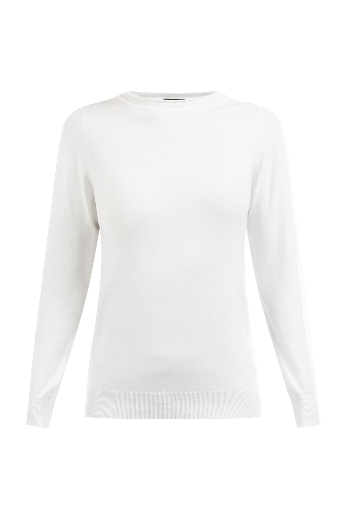 Faina Pullover Ecru Figurbetont