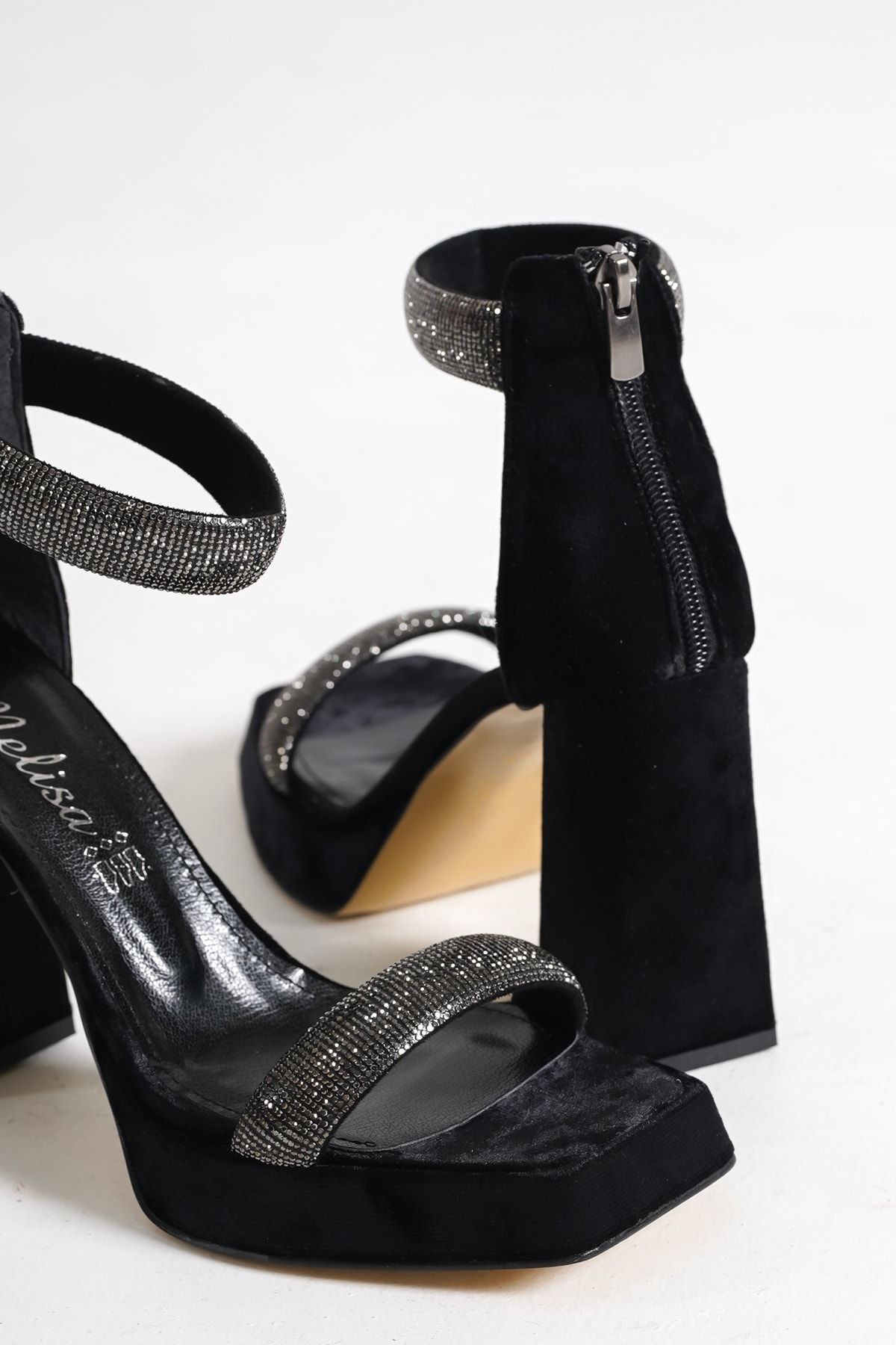 Black sparkly discount evening shoes