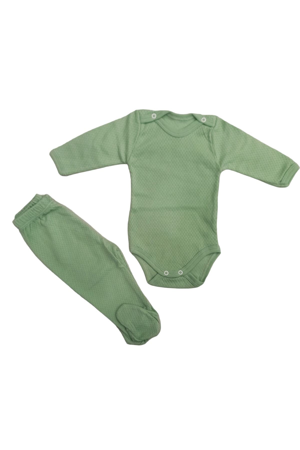 بادی نوزادی پسرانه – دخترانه سبز bebedino | 1234565 اورجینال - تصویر 2