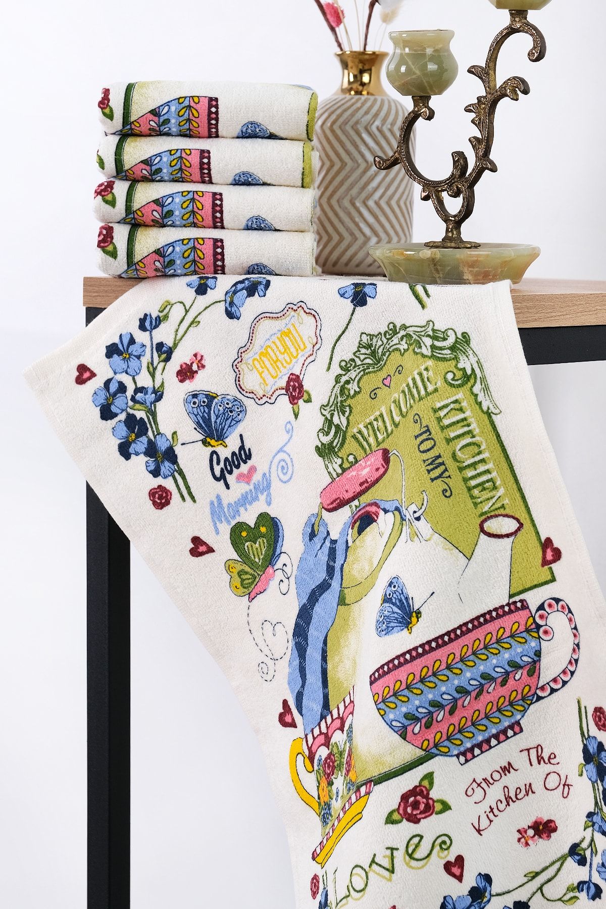 sevilya The Most Beautiful Kitchen Towel Model Set of 4 for You