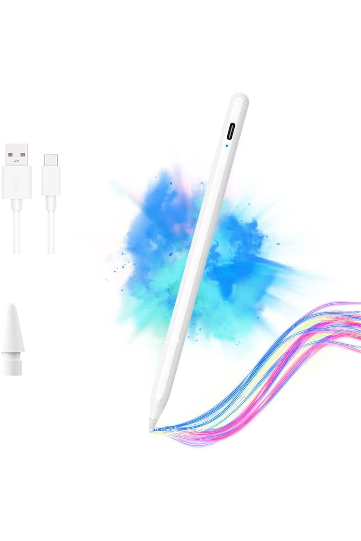 m.tk moveteck-Apple iPad 9th generation 2022 10.2 Compatible with Tilt Sensitive and Palm Rejection Stylus Touch Pen 1